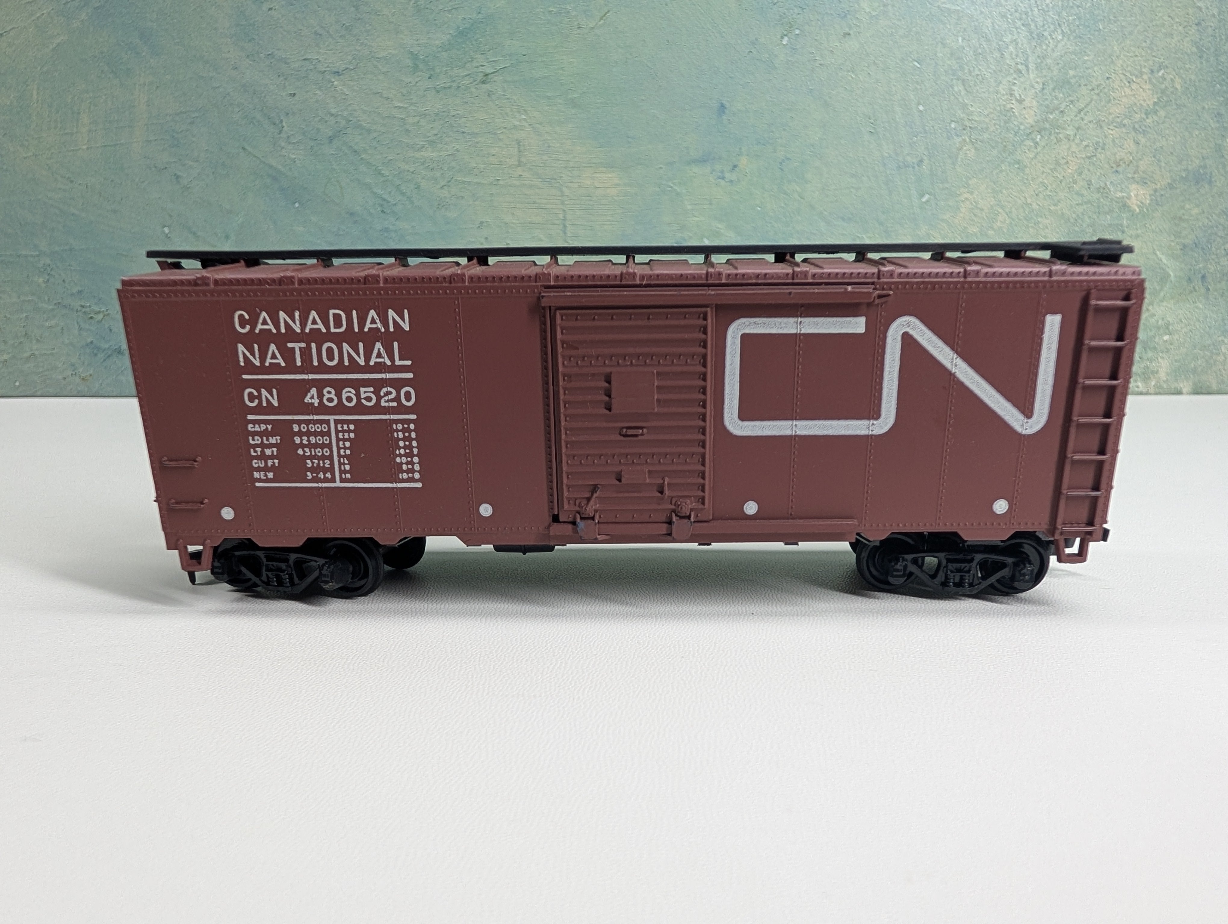 USED Athearn HO Scale 40' Box Car Canadian National CN #486520