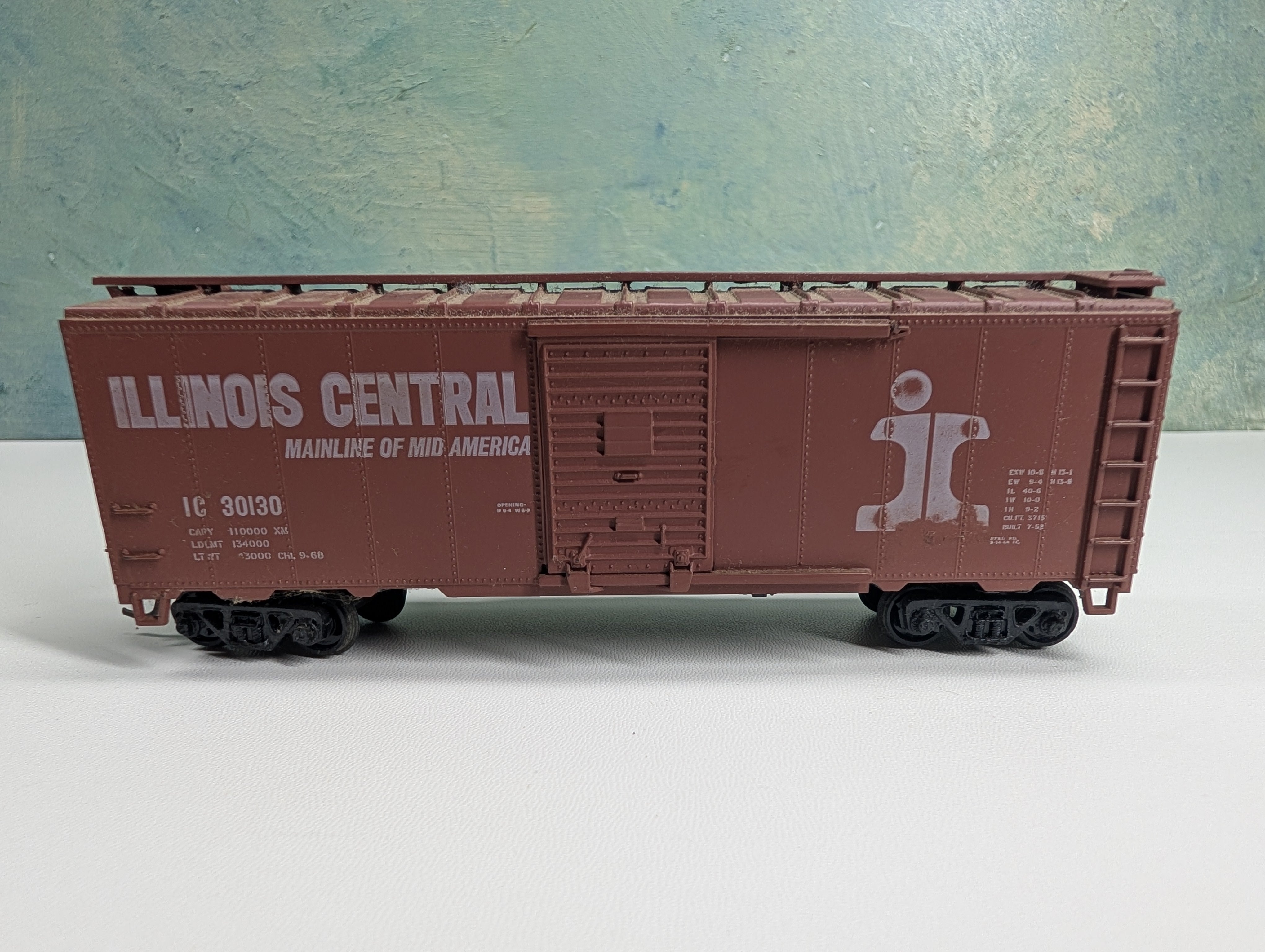 USED Athearn HO Scale 40' Box Car Illinois Central IC #30103