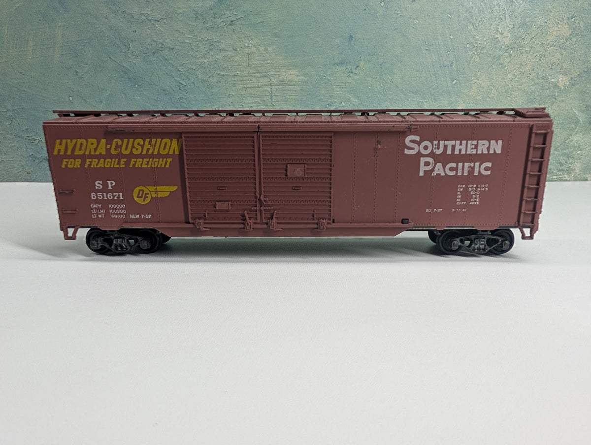 USED Athearn HO Scale 50' Box Car Southern Pacific SP #651671