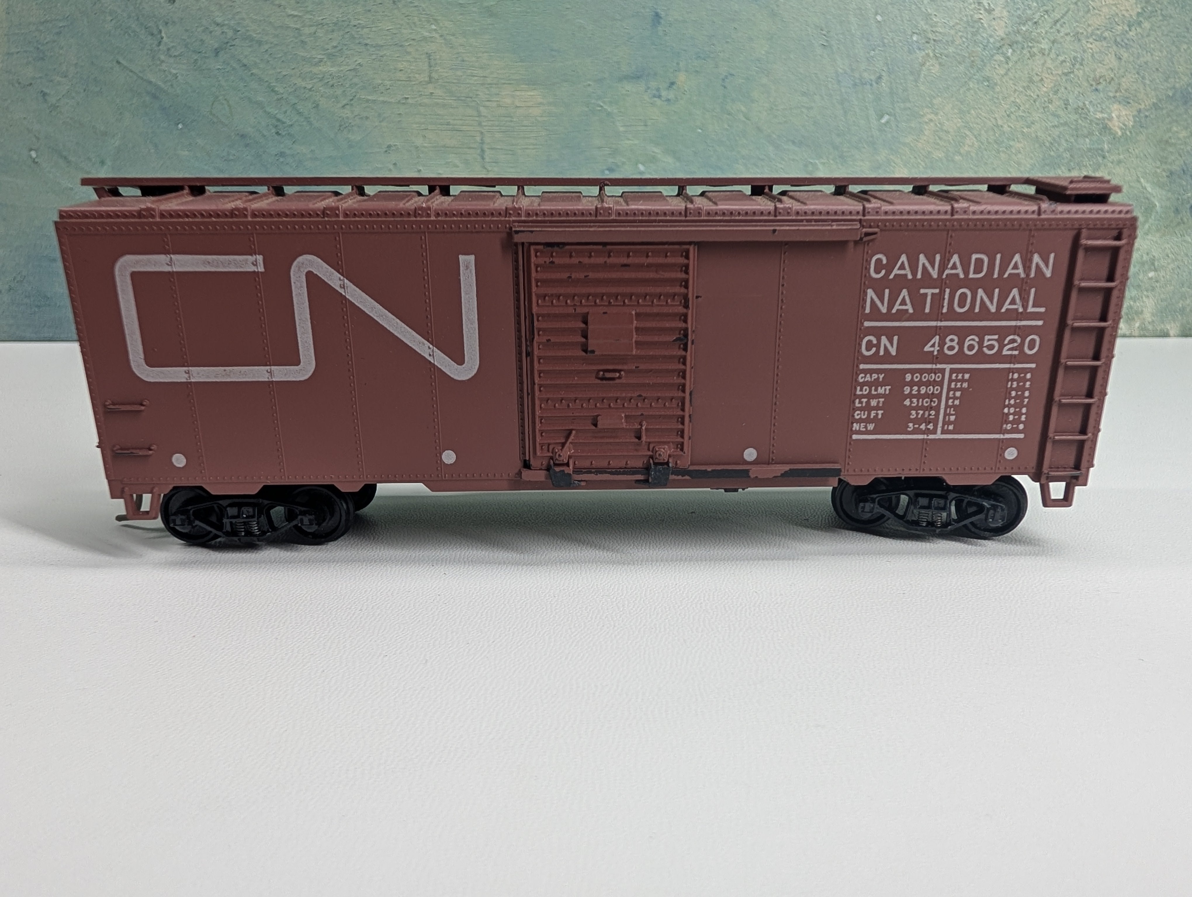 USED Athearn HO Scale 40' Box Car Canadian National CN #486520