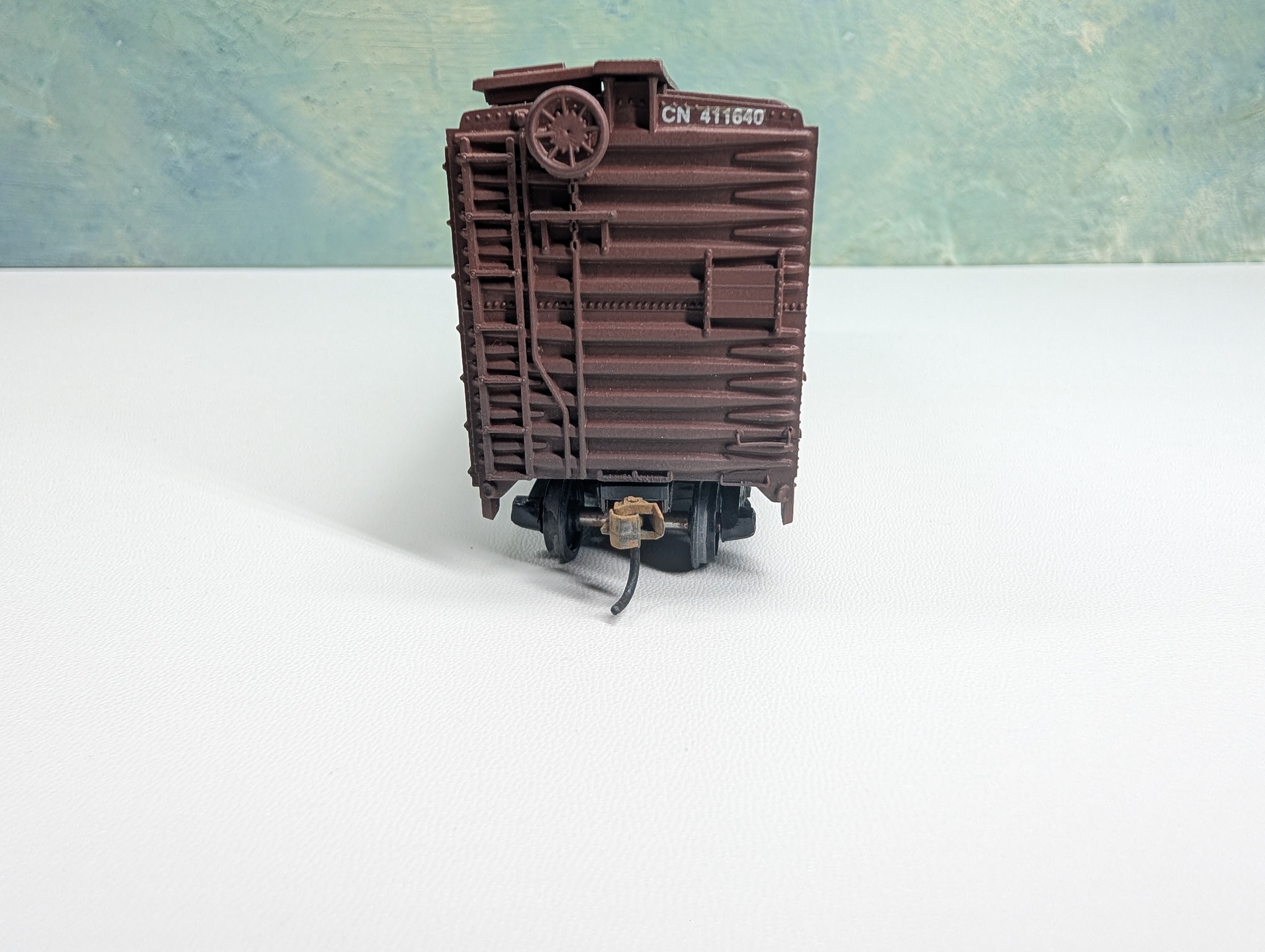 USED Athearn HO Scale 40' Box Car Canadian National CN #411640 Weathered