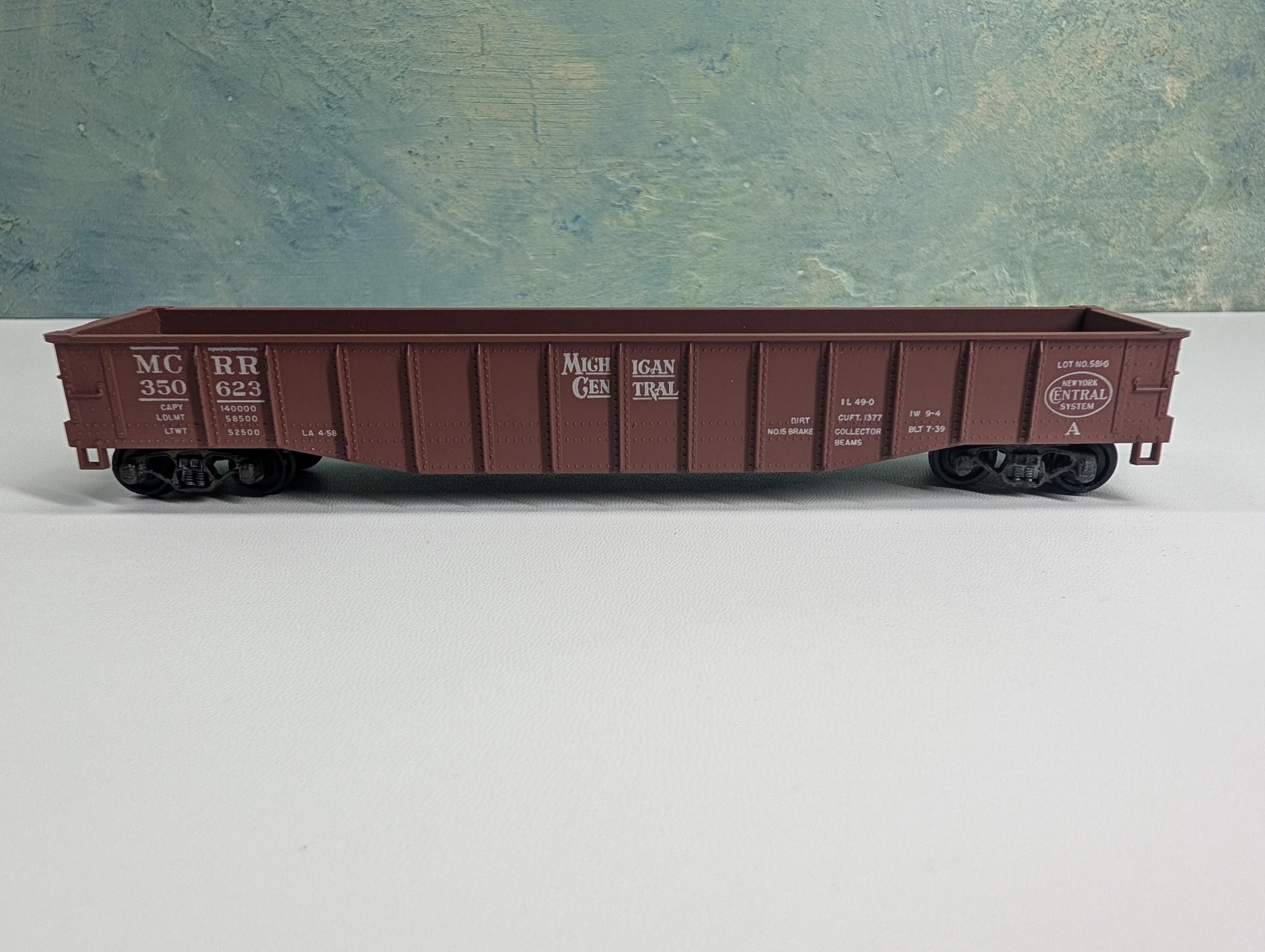 USED Athearn HO Scale Gondola Michigan Central MCRR #350623
