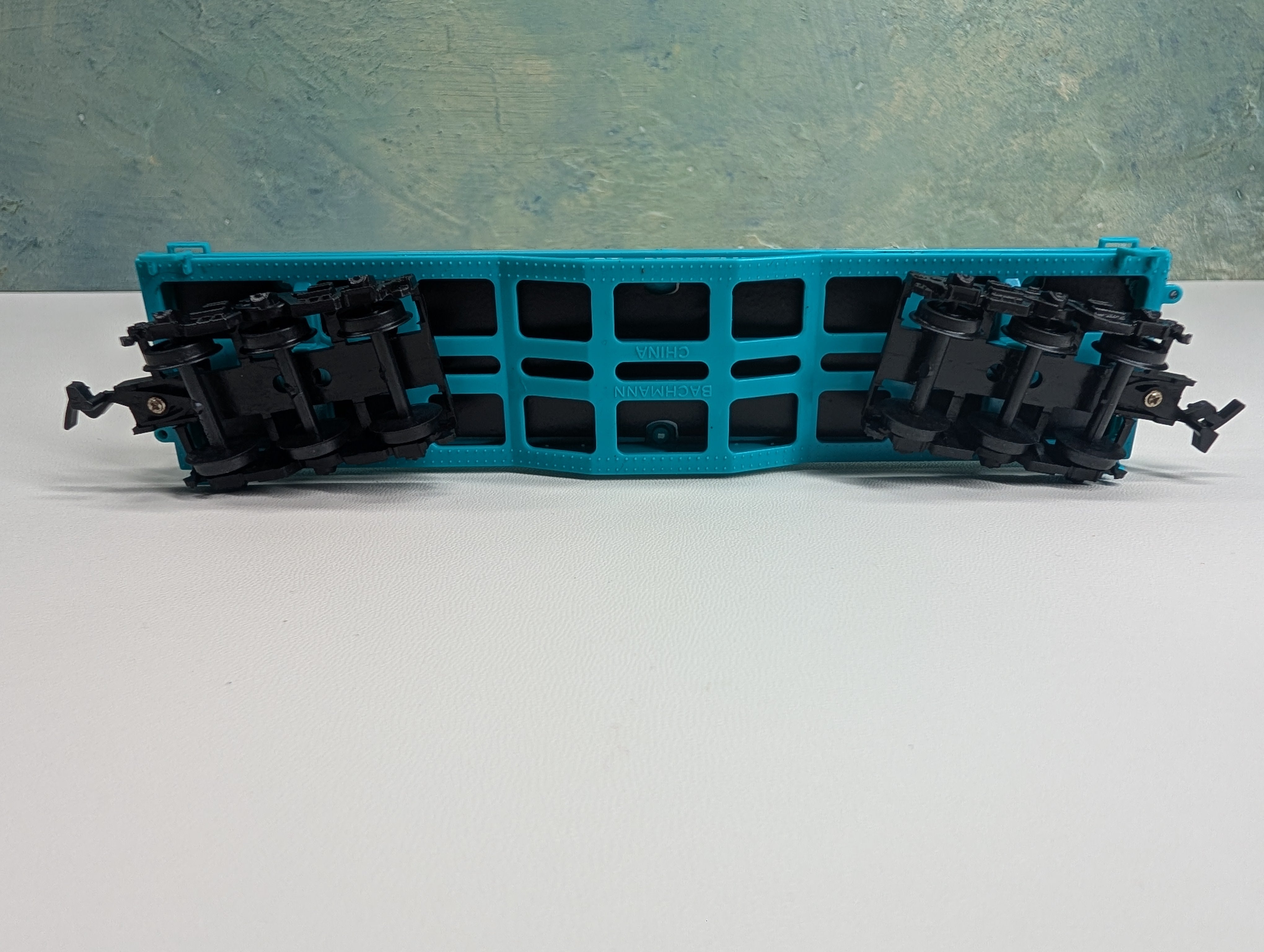 USED Bachmann HO Scale Flat Car w/ Lumber Load Great Northern GN #42764
