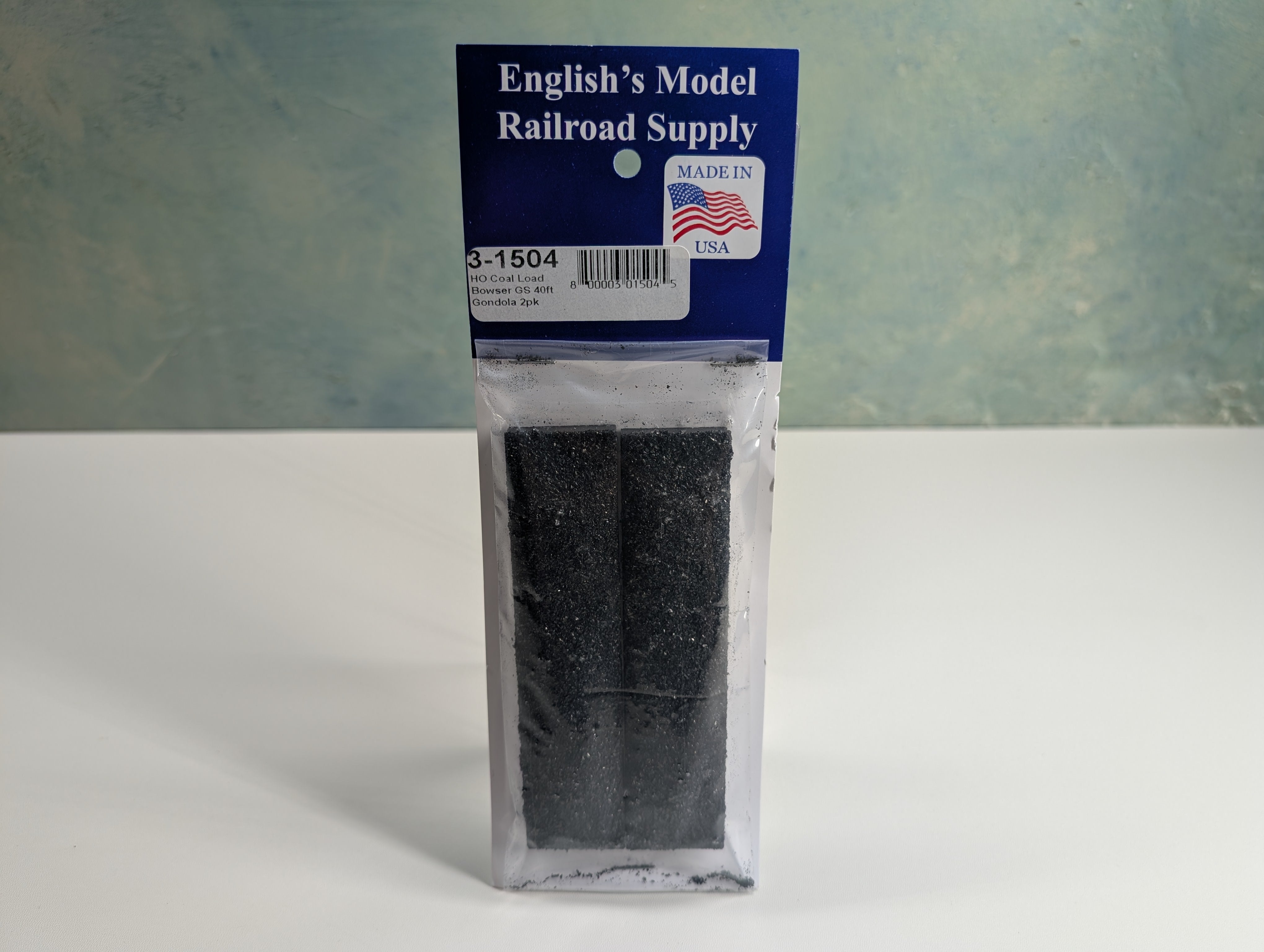 Bowser 31504 HO Scale English Coal Load for Bowser GS 40' Gondola (2 pcs)