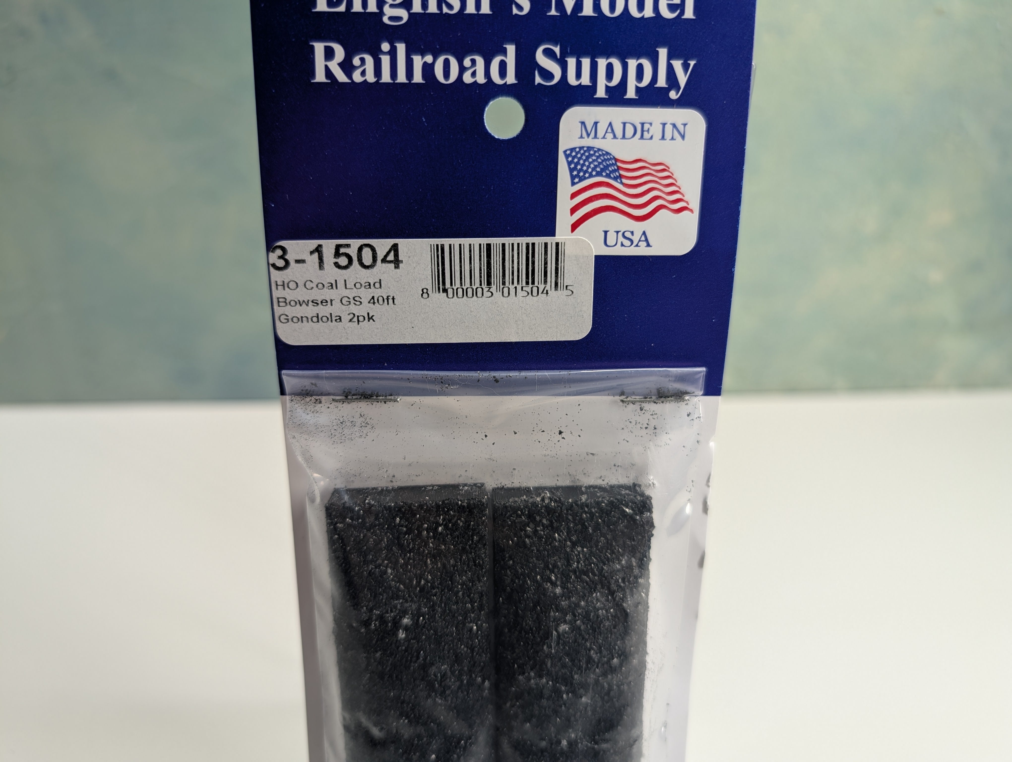 Bowser 31504 HO Scale English Coal Load for Bowser GS 40' Gondola (2 pcs)