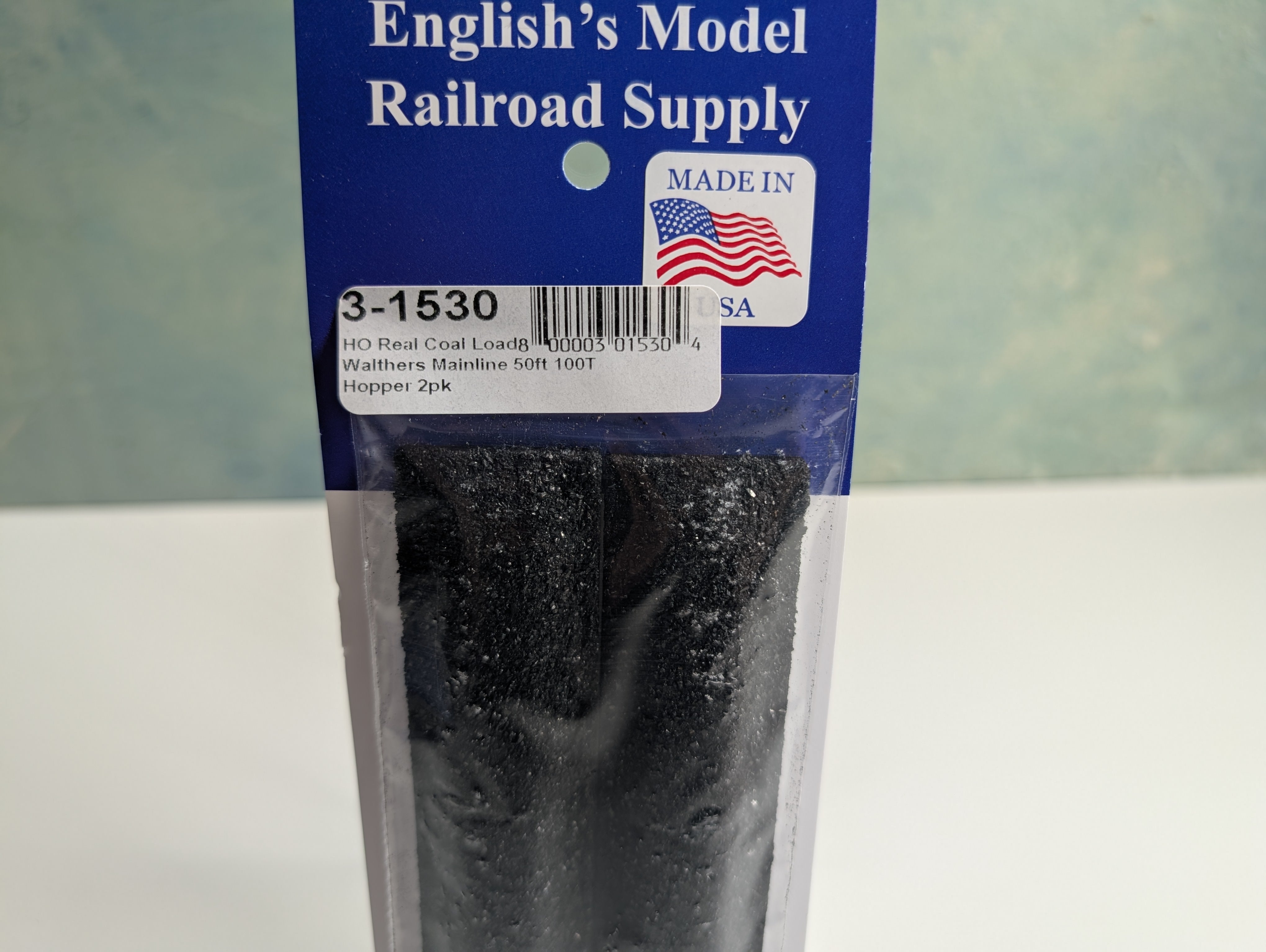 Bowser 31530 HO Scale English Coal Load for Walthers Mainline 50' 100T Hopper (2 pcs)