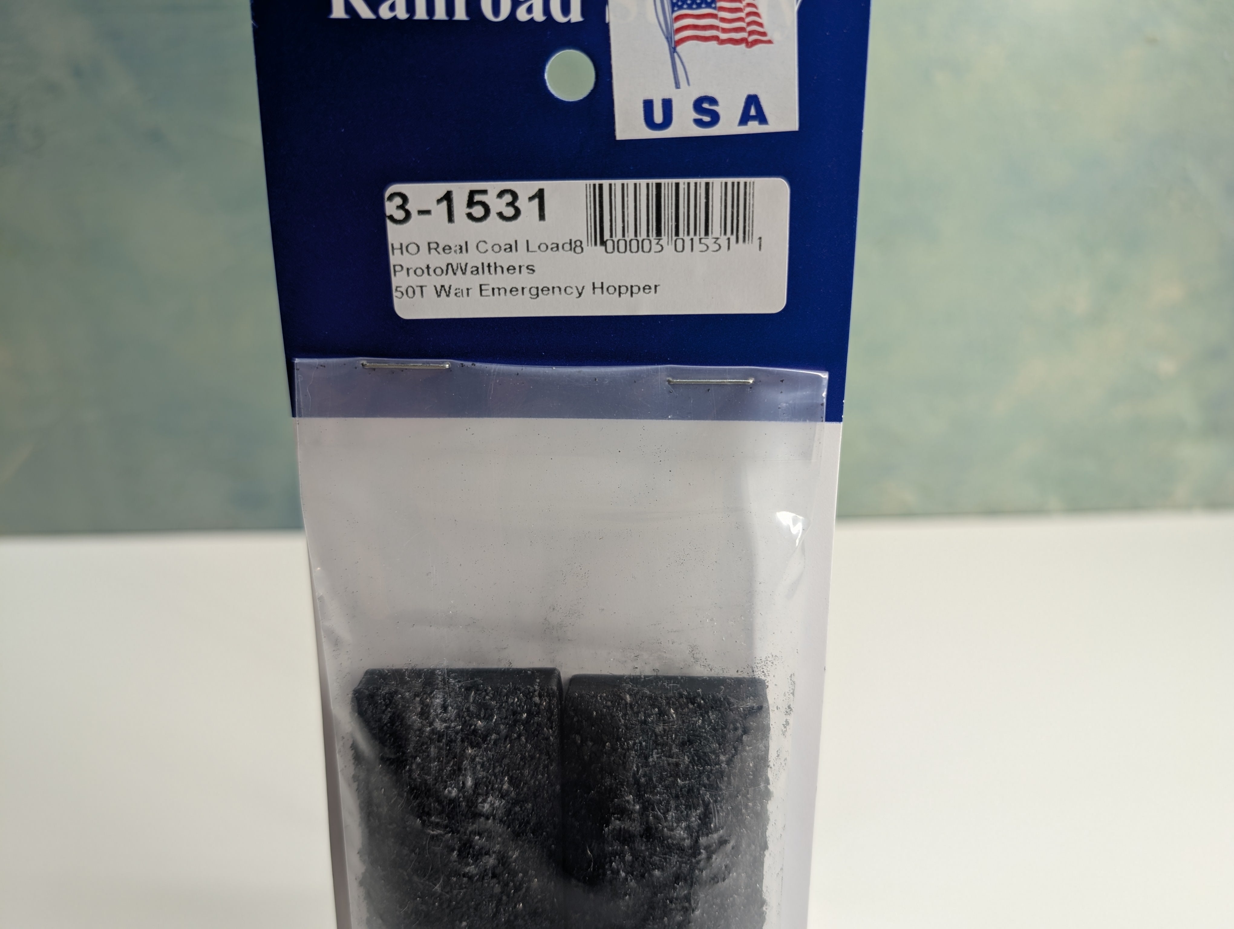 Bowser 31531 HO Scale English Coal Load for Proto/Walthers 50T War Emerg Hopper (2 pcs)