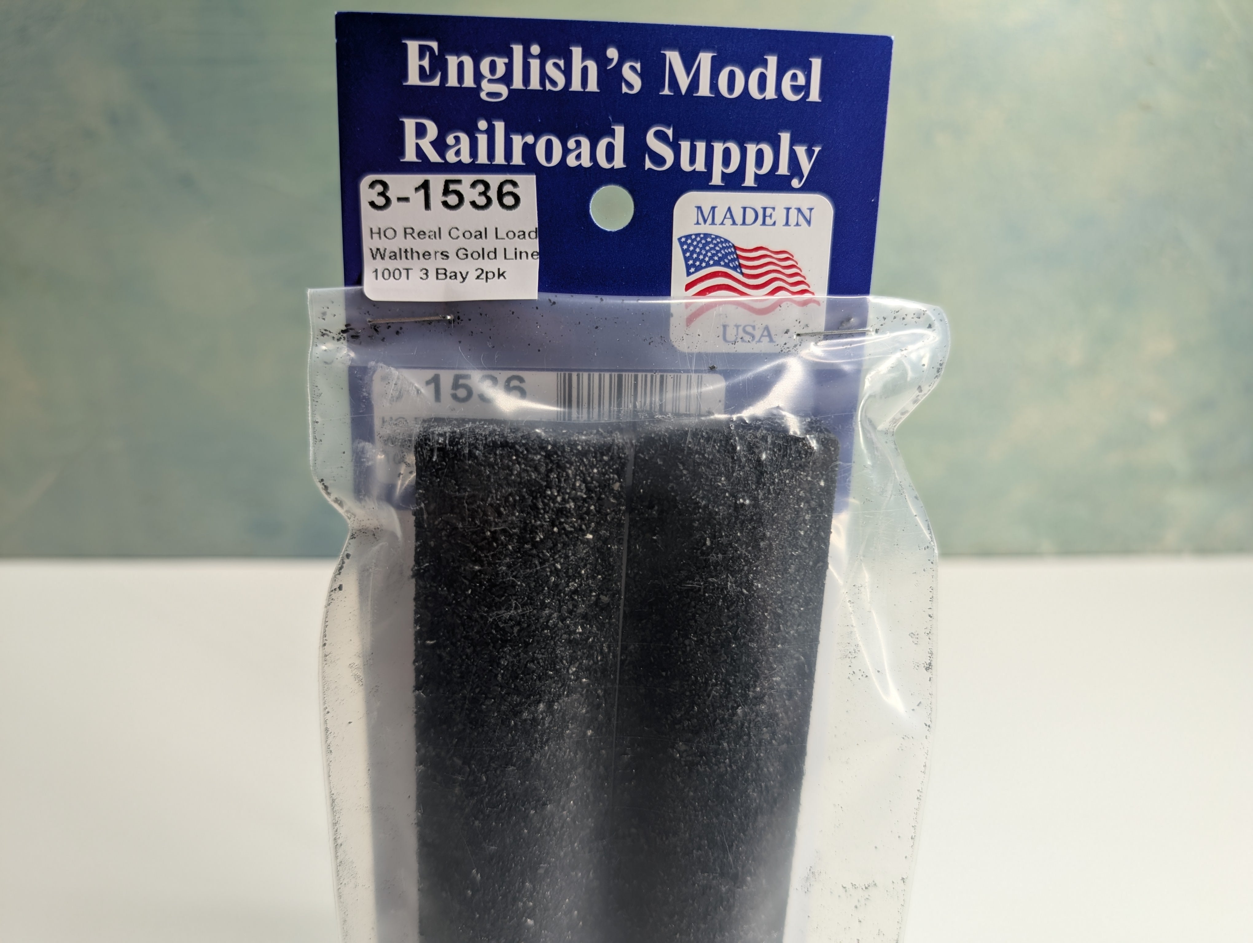 Bowser 31536 HO Scale English Coal Load for Walthers Gold Line 100T 3 Bay (2 pcs)