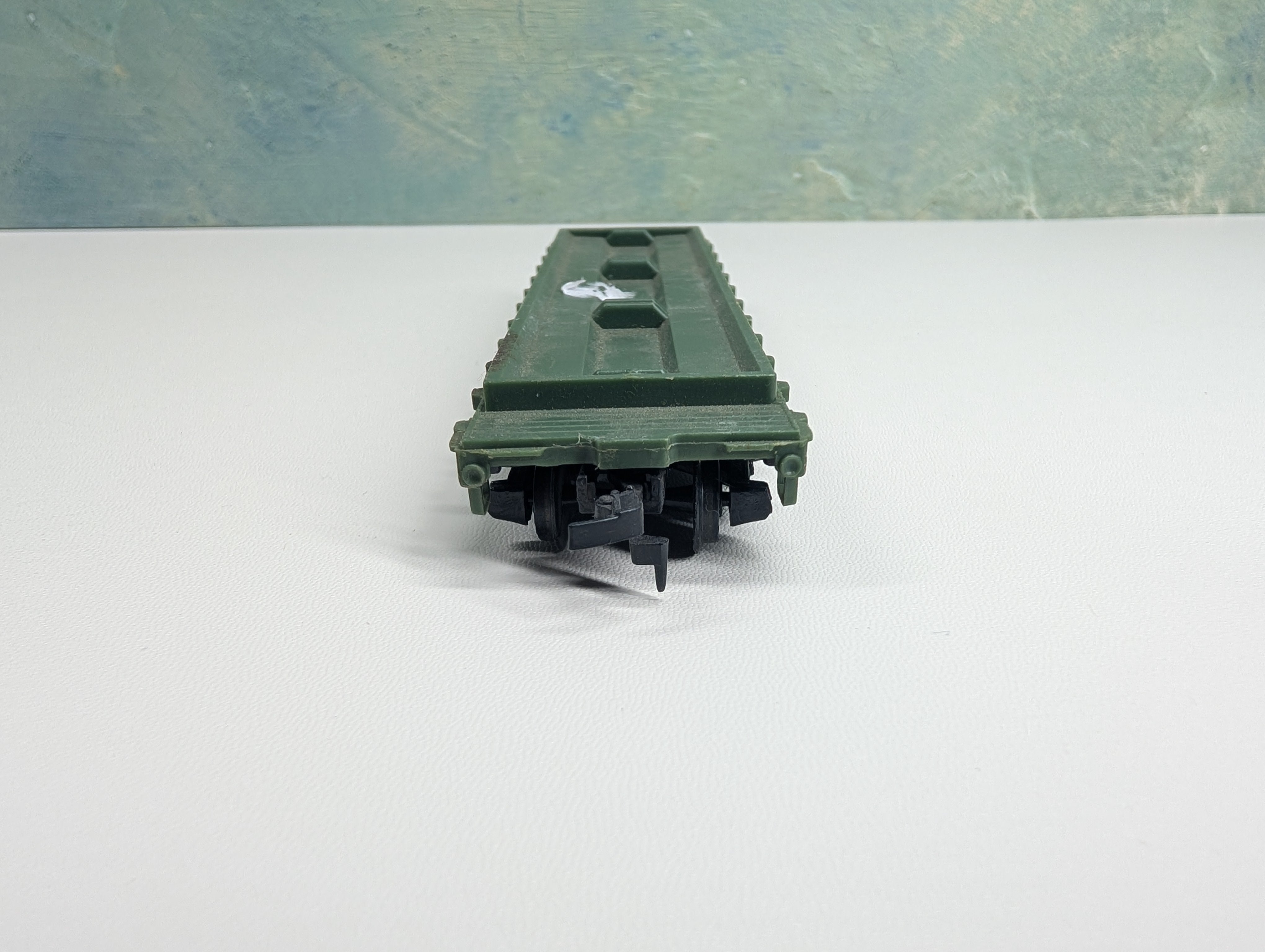 USED Tyco HO Scale Flat Car Western Maryland #2475