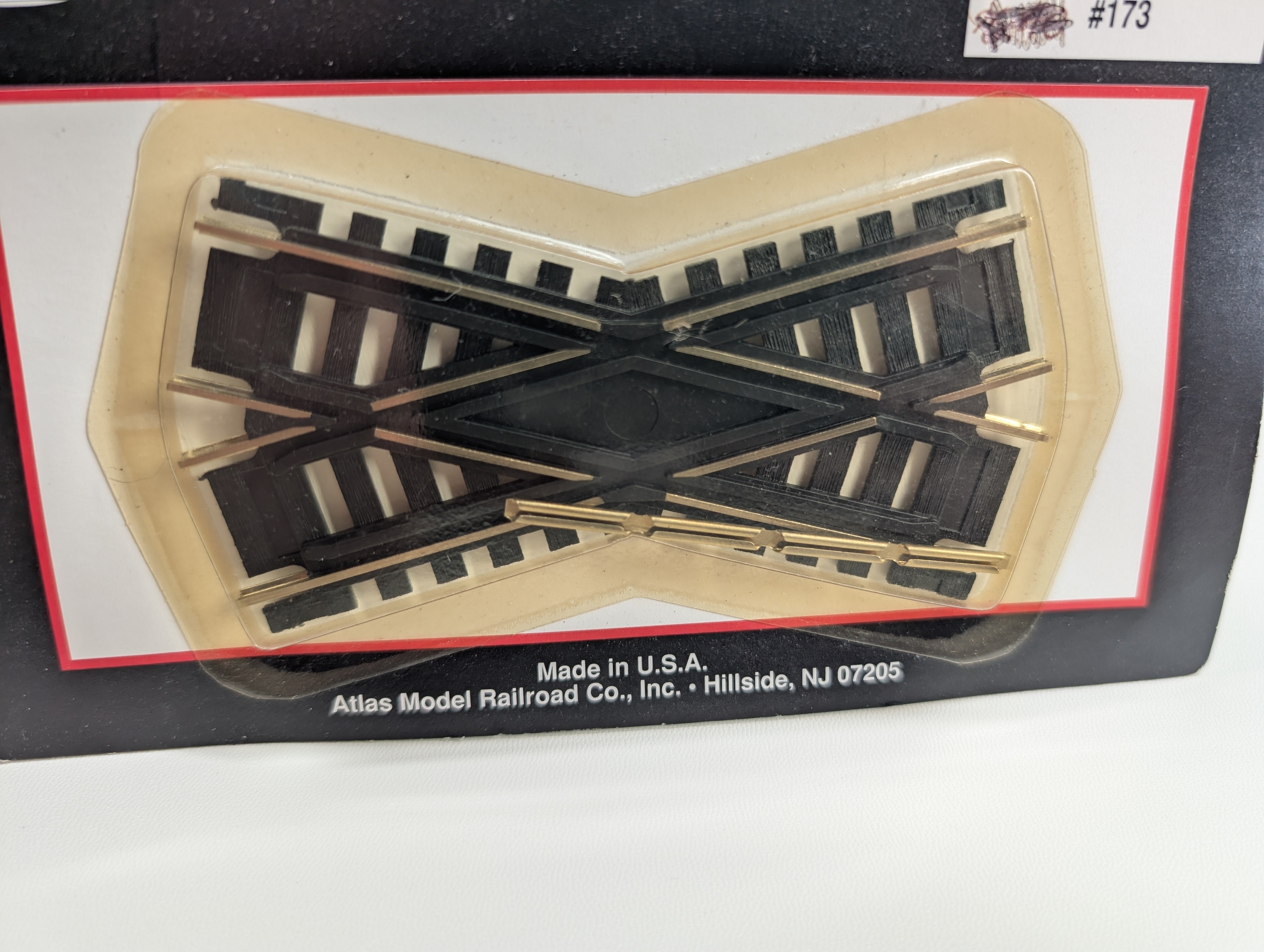 Atlas 172 HO Scale 25 Degree Crossing Nickel Silver Code 100