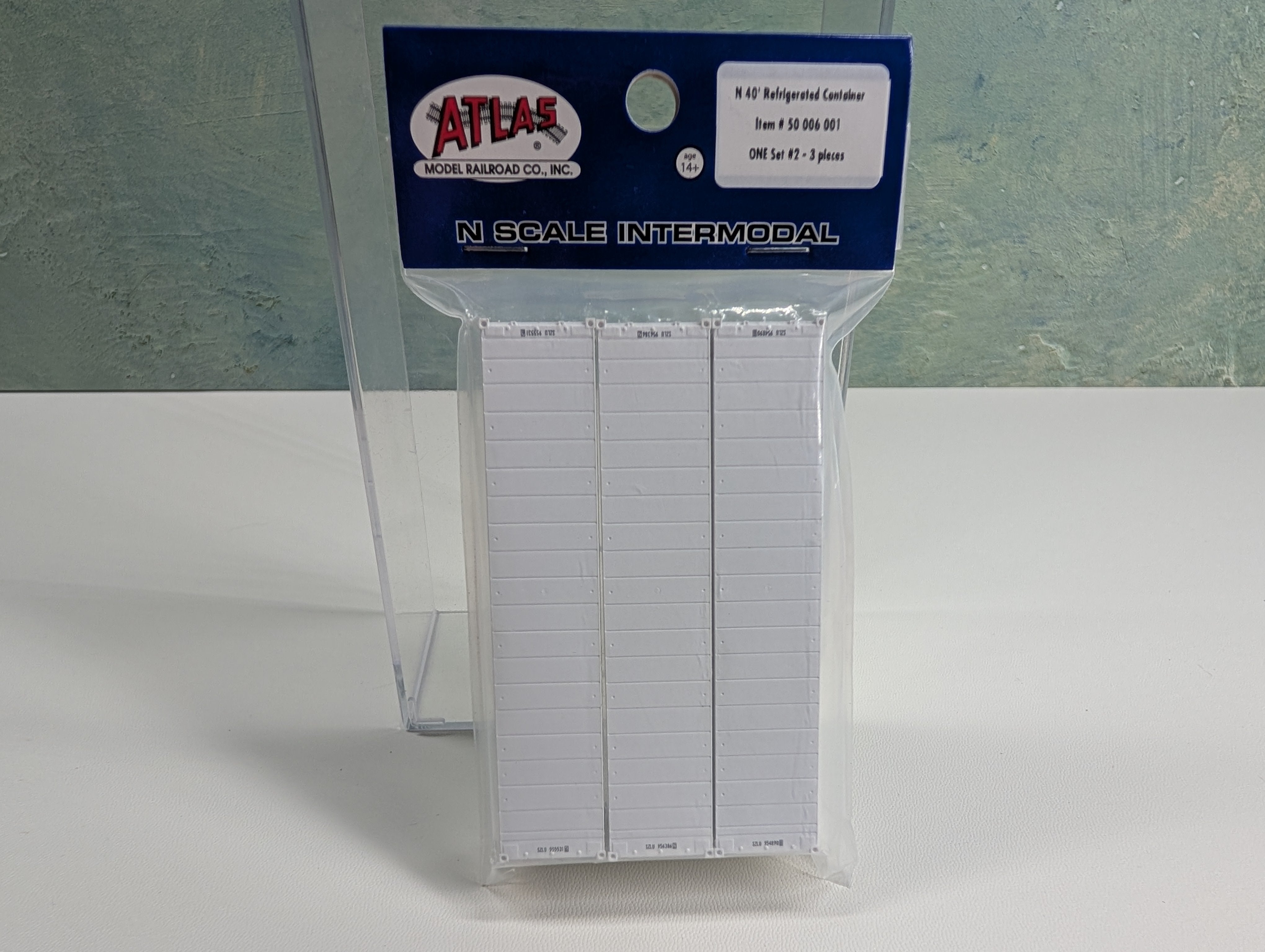 Atlas 50006001 N Scale 40' Refrigerated Container Ocean Network Express Set #2 (3 pcs)