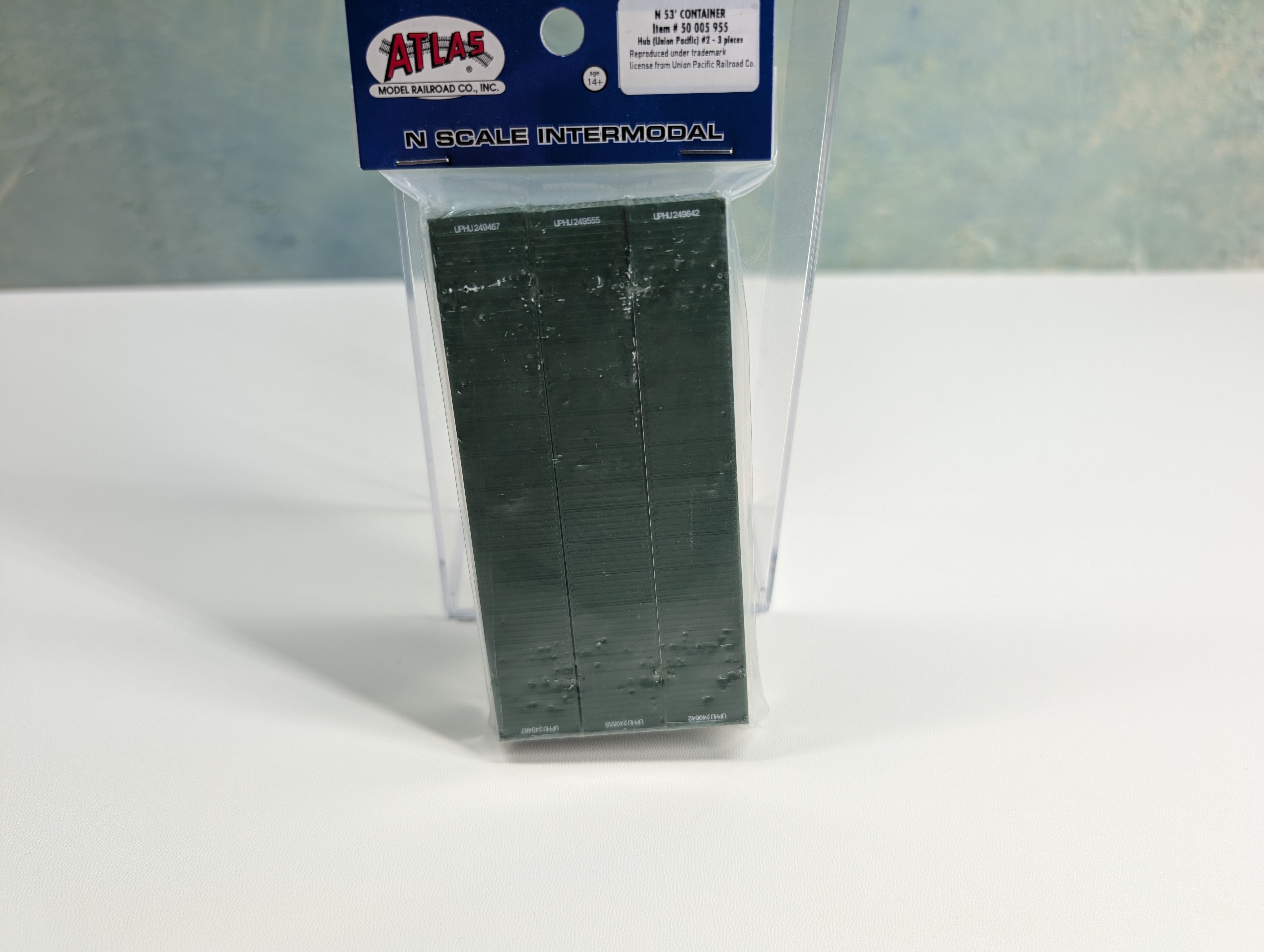 Atlas 50005955 N Scale 53' Container Hubgroup Set #2 (3 pcs)