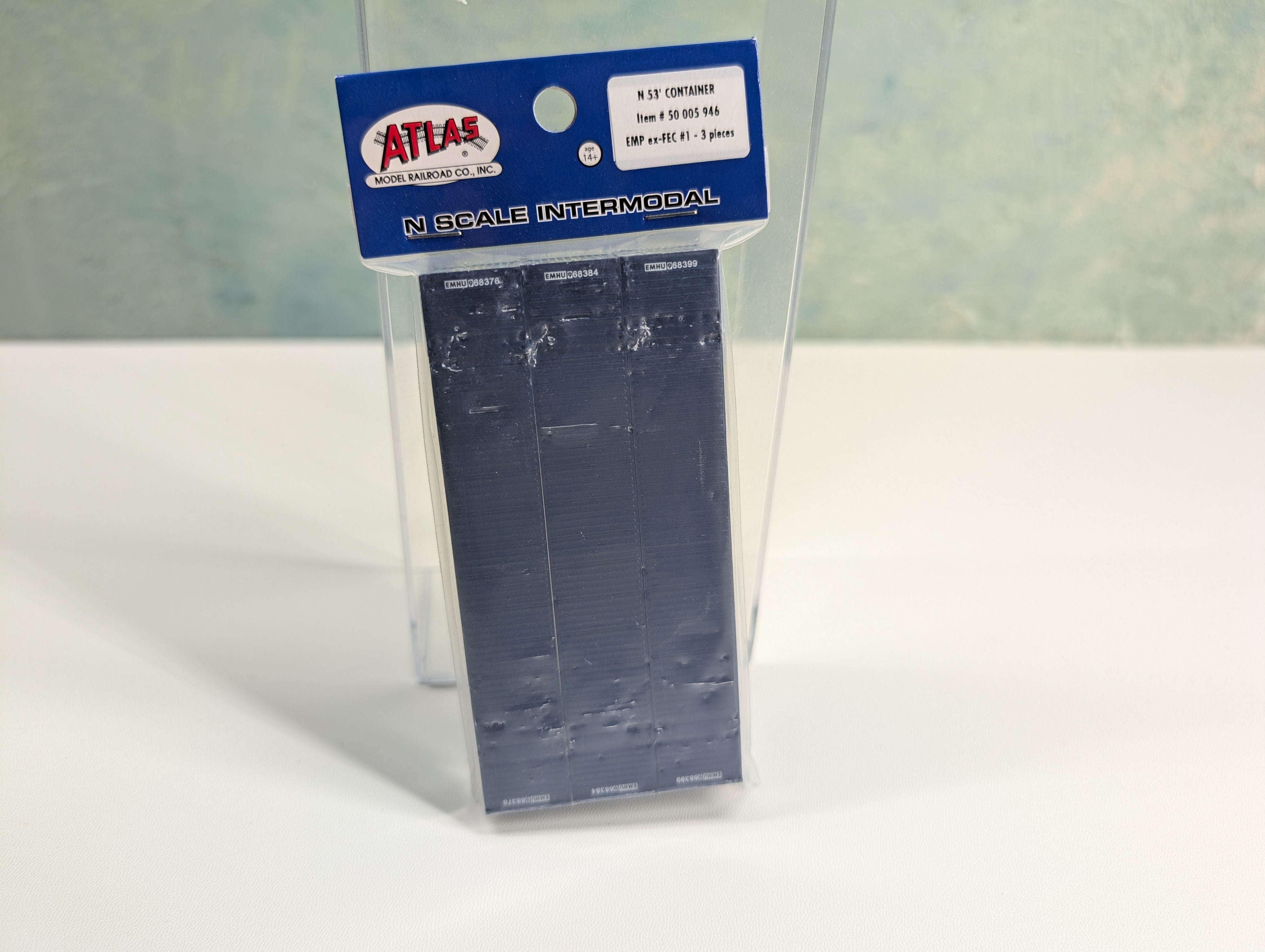 Atlas 50005946 N Scale 53' Container EMP (3 pcs)