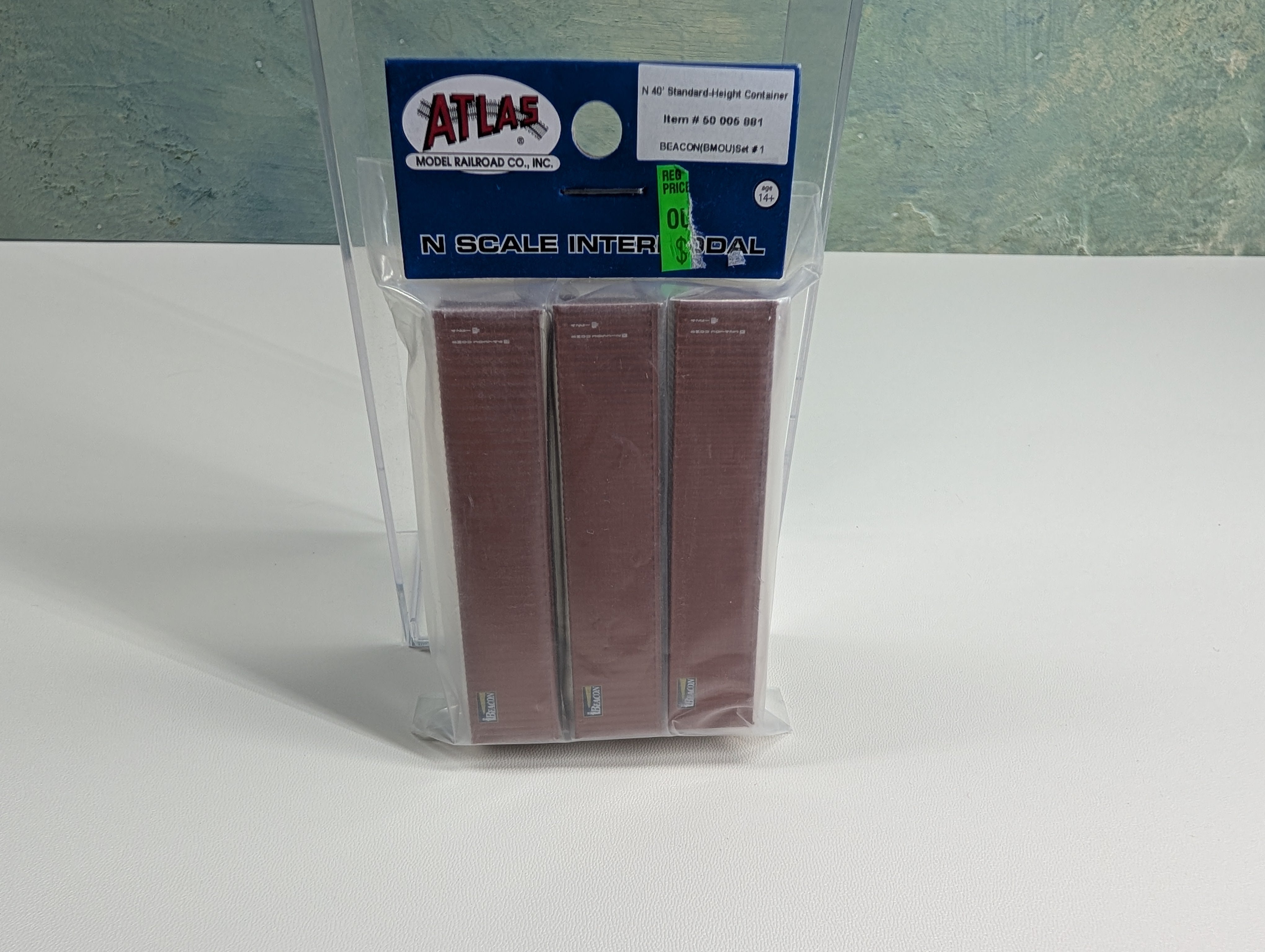 Atlas 50005881 N Scale 40' Standard Container Beacon (3 pcs)
