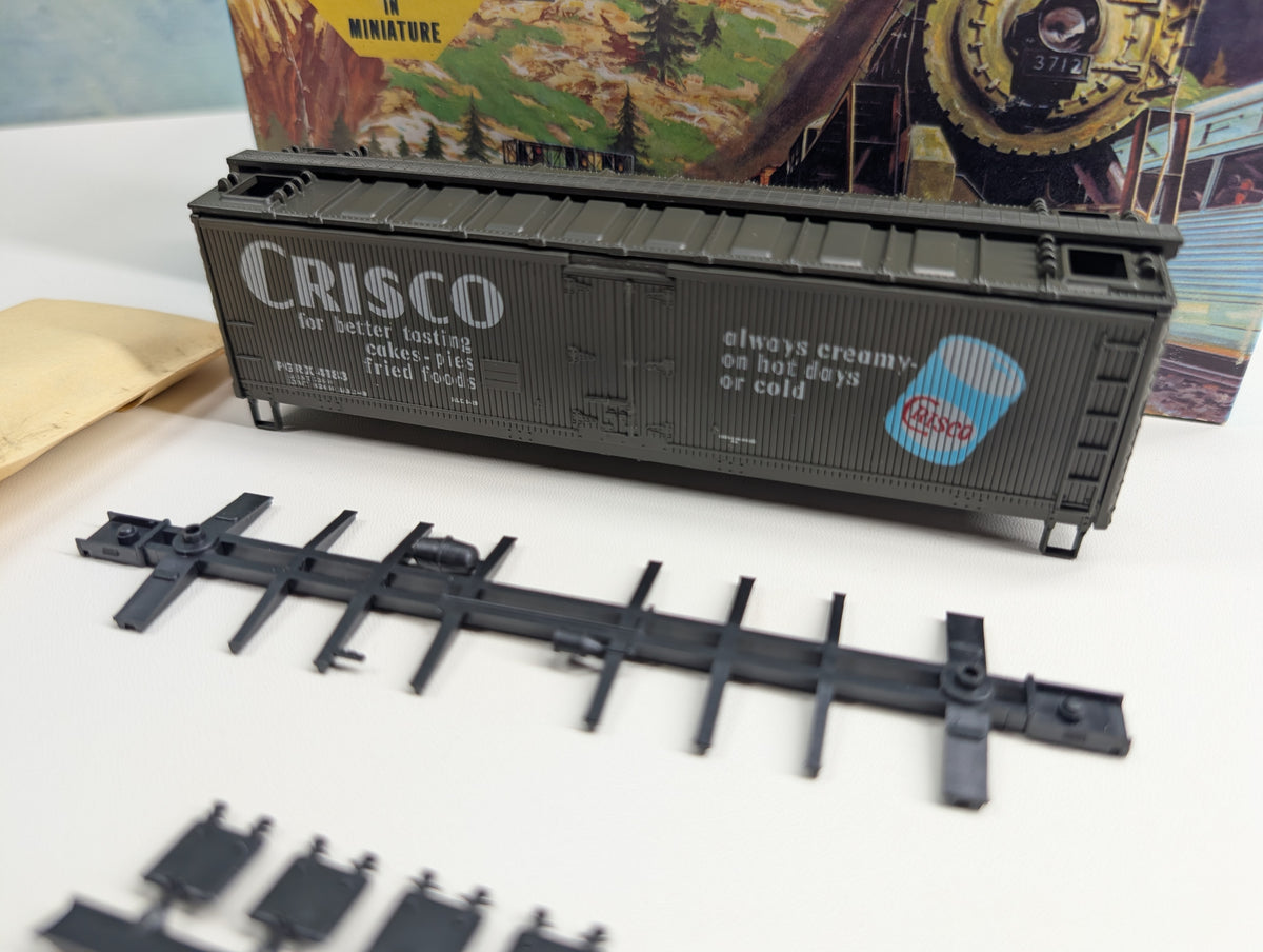 USED Athearn HO Scale 40' Wood Reefer Crisco FGRX #4183 KIT
