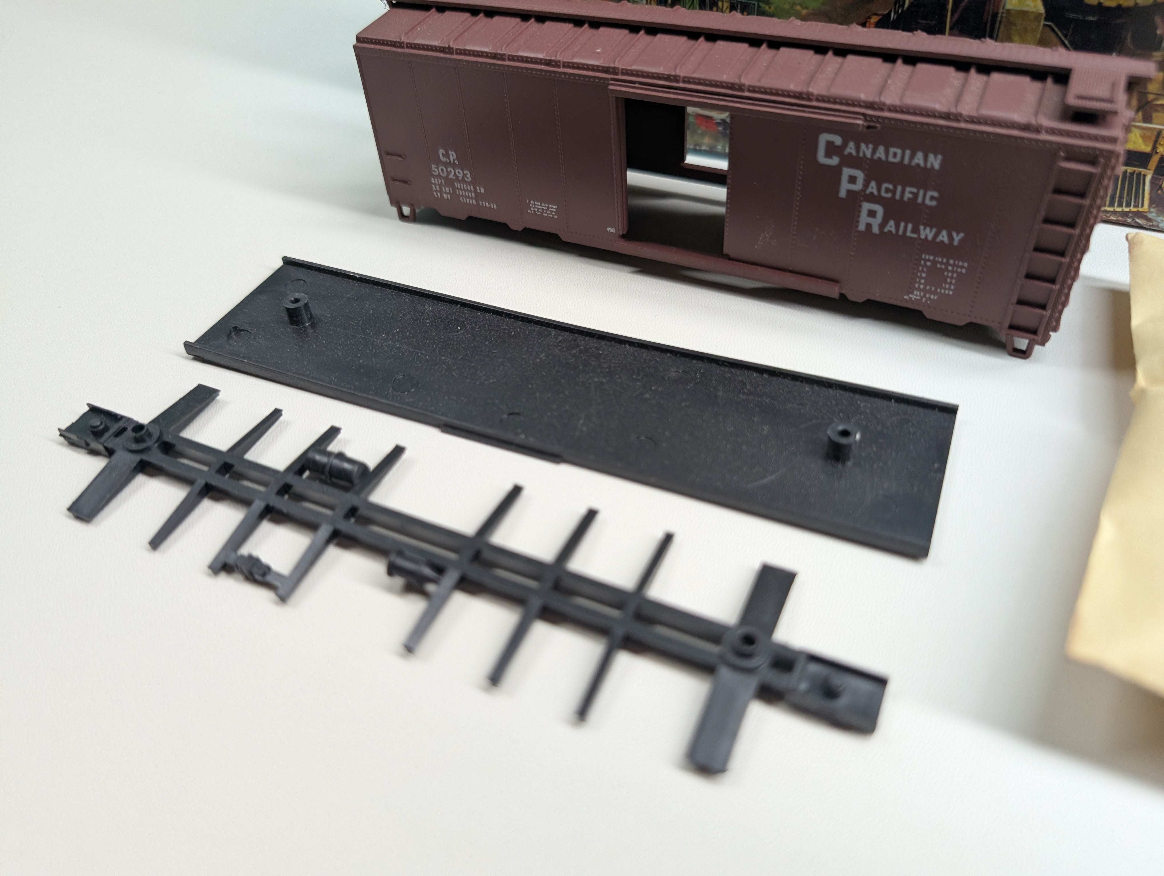 USED Athearn HO Scale 40' Box Car Canadian Pacific CP #50293 KIT