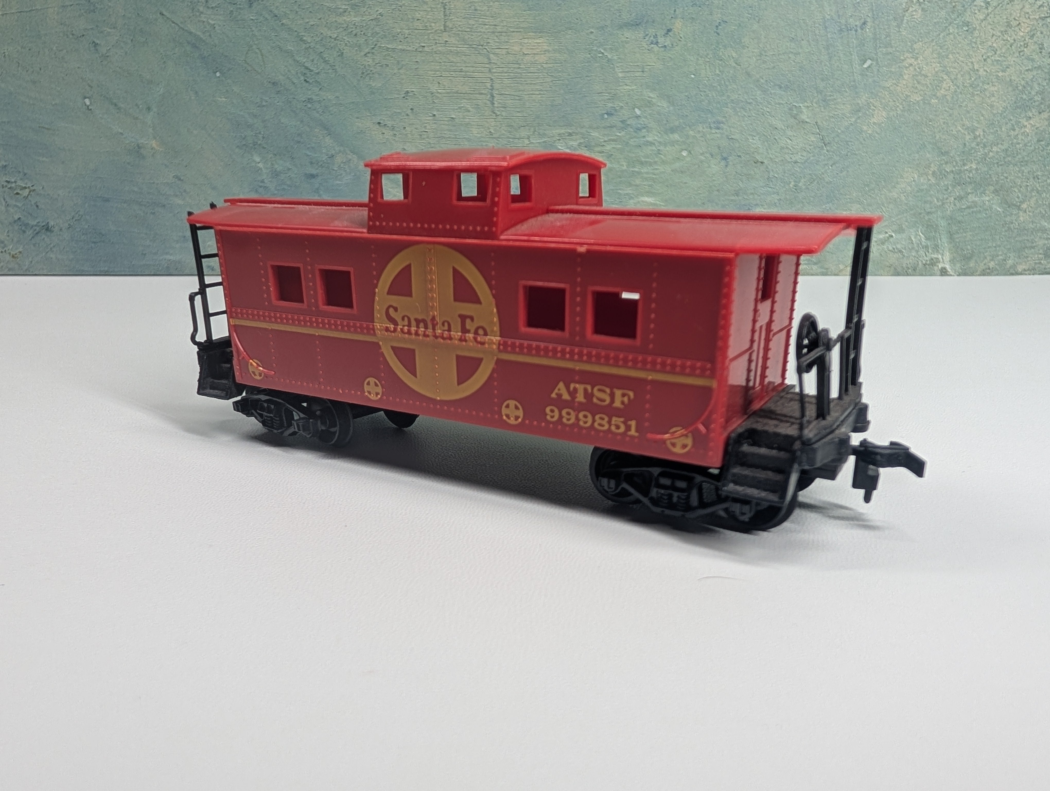 USED Life-Like HO Scale Caboose Santa Fe ATSF #999851