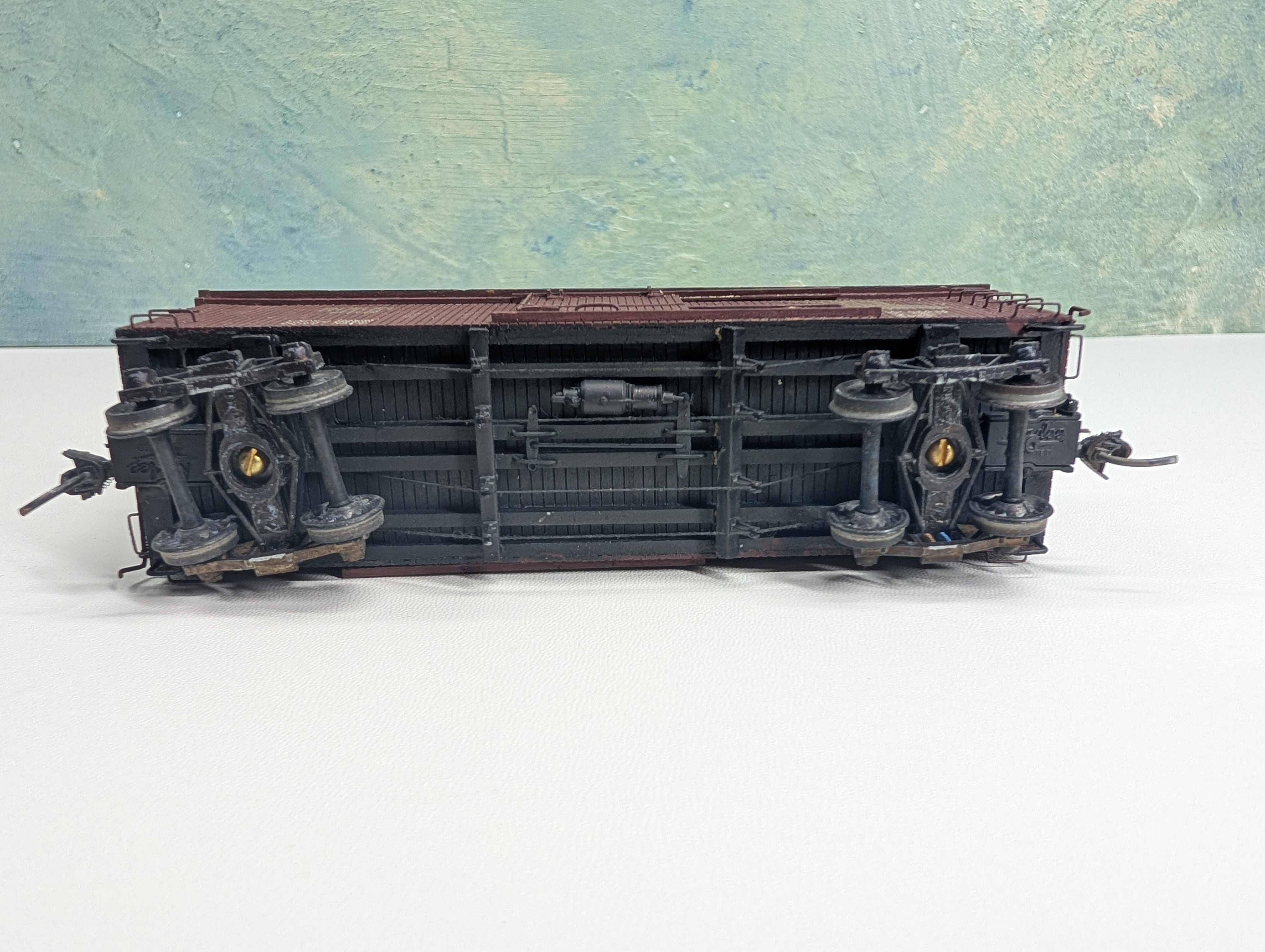 USED HO Scale Real Wood Box Car North River NRR #863