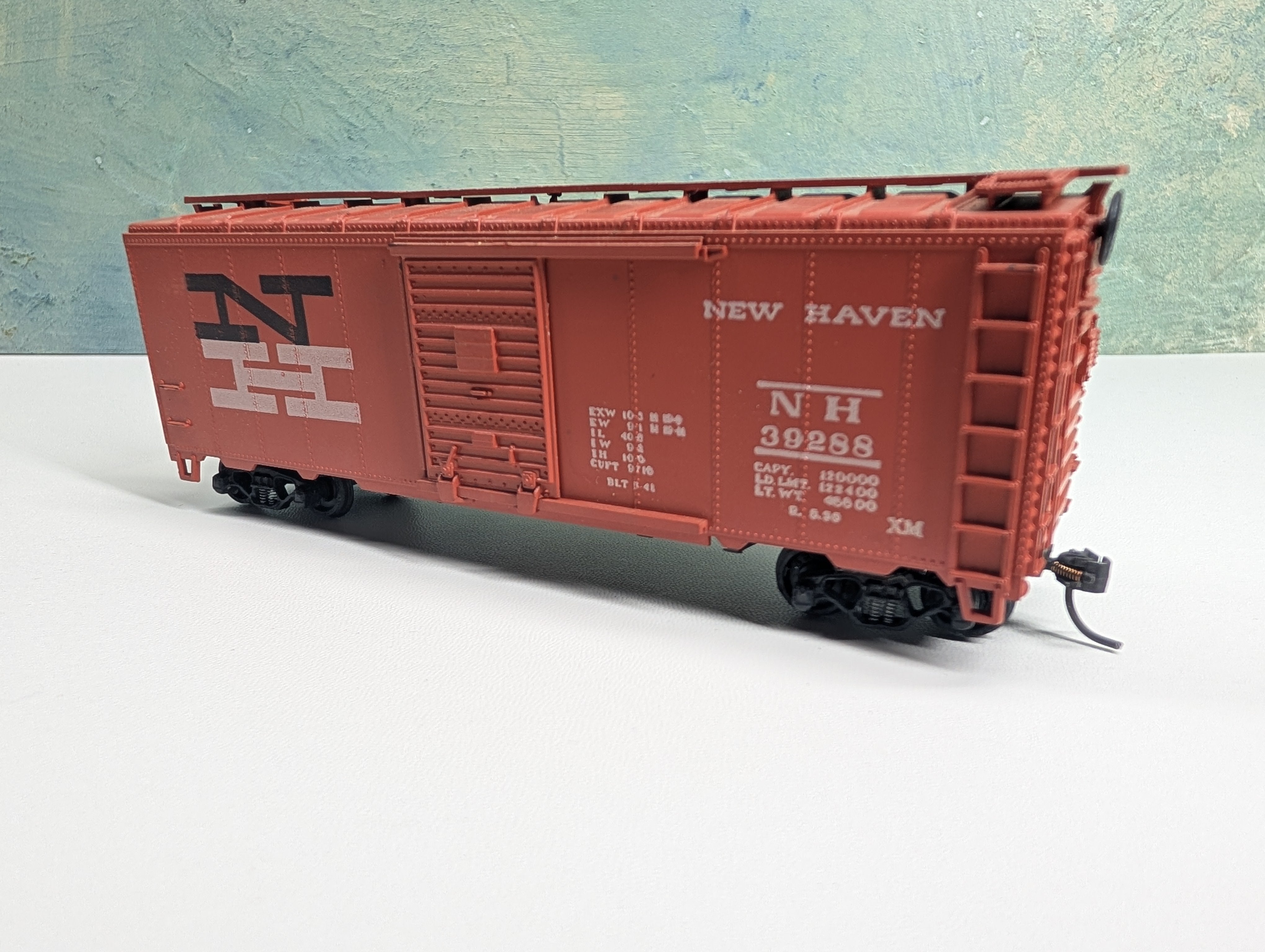 USED Athearn HO Scale 40' Box Car New Haven NH #39288