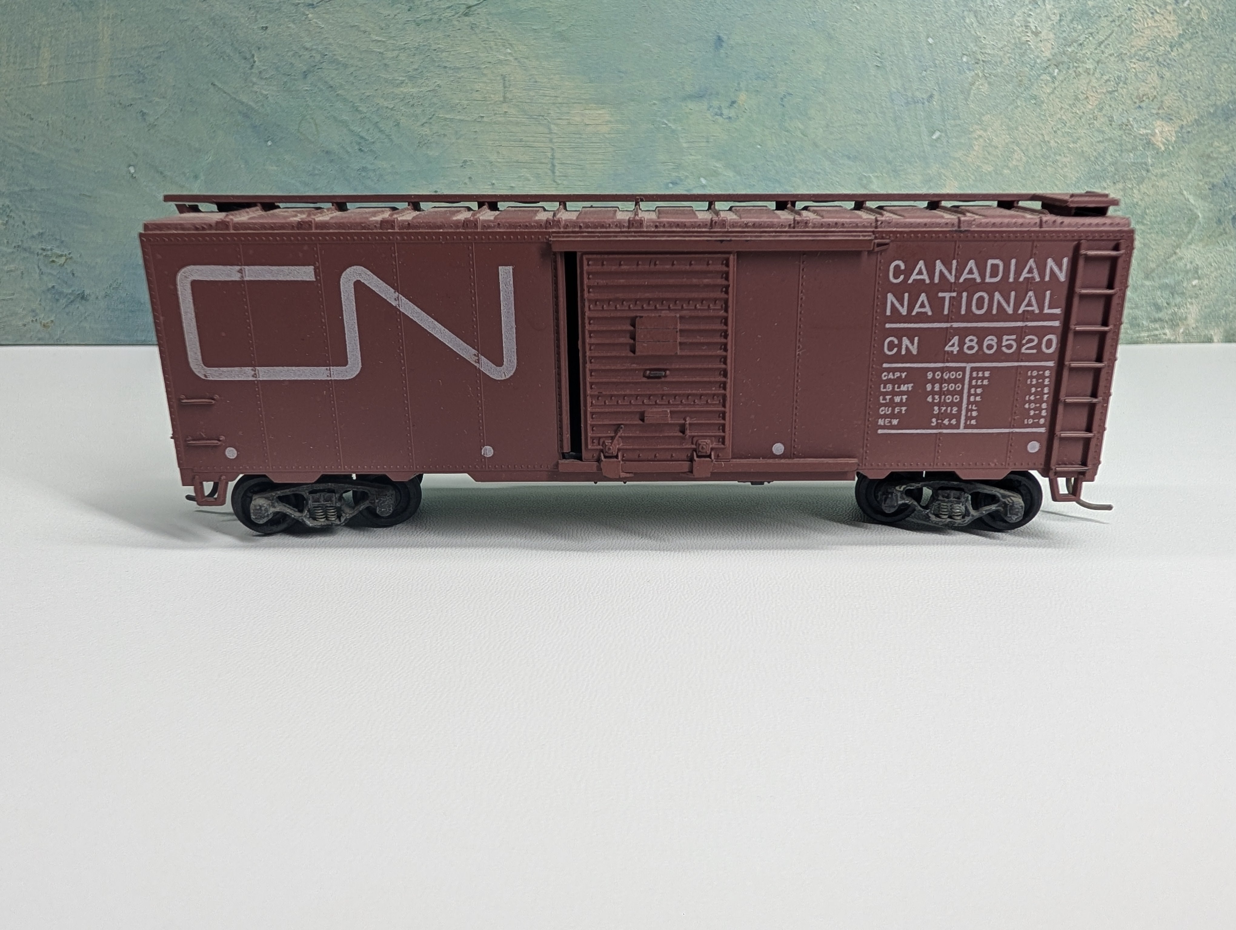 USED Athearn HO Scale 40' Box Car Canadian National CN #486520