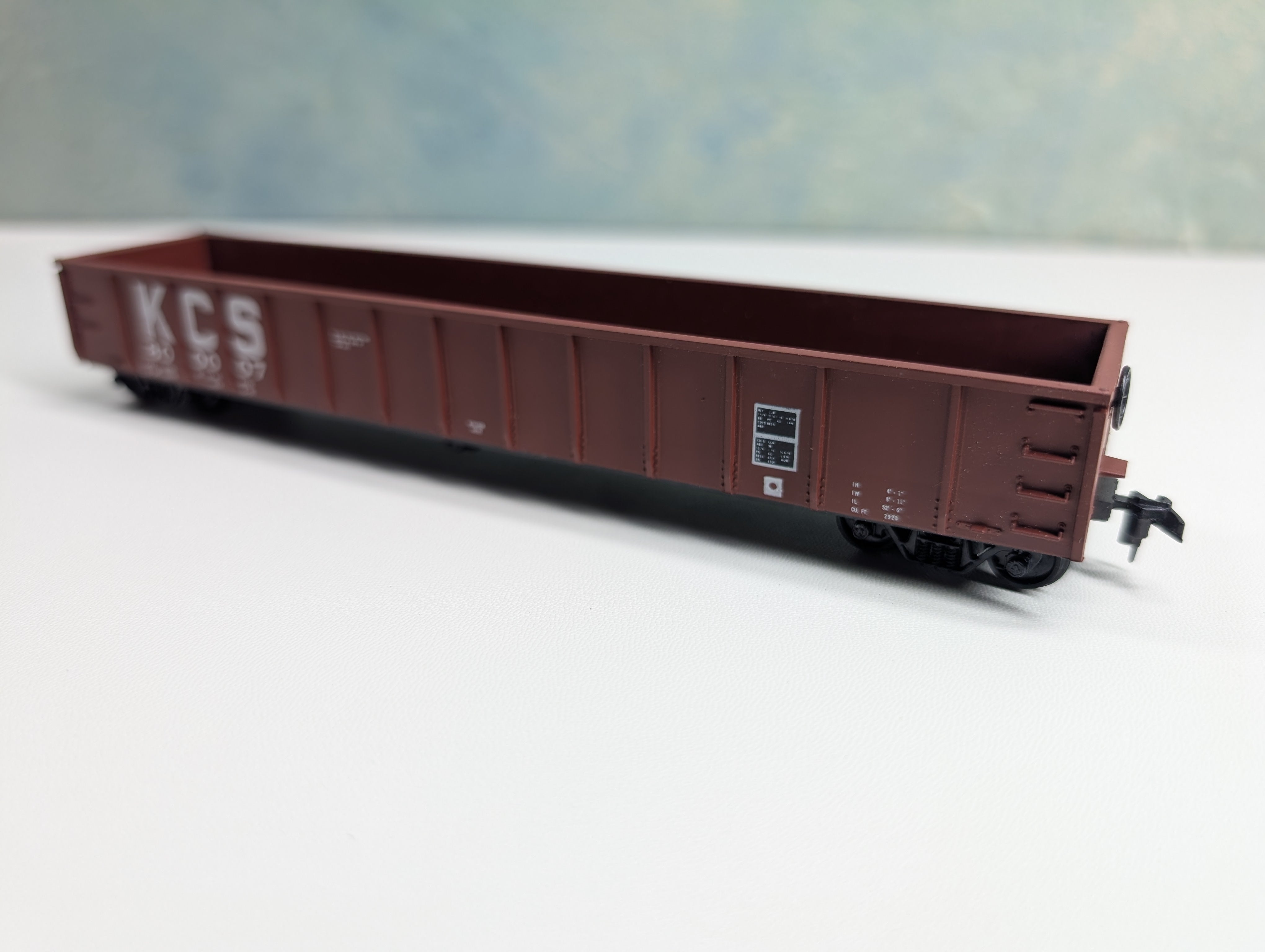 USED Roundhouse HO Scale 52' Gondola Kansas City Southern KCS #800007