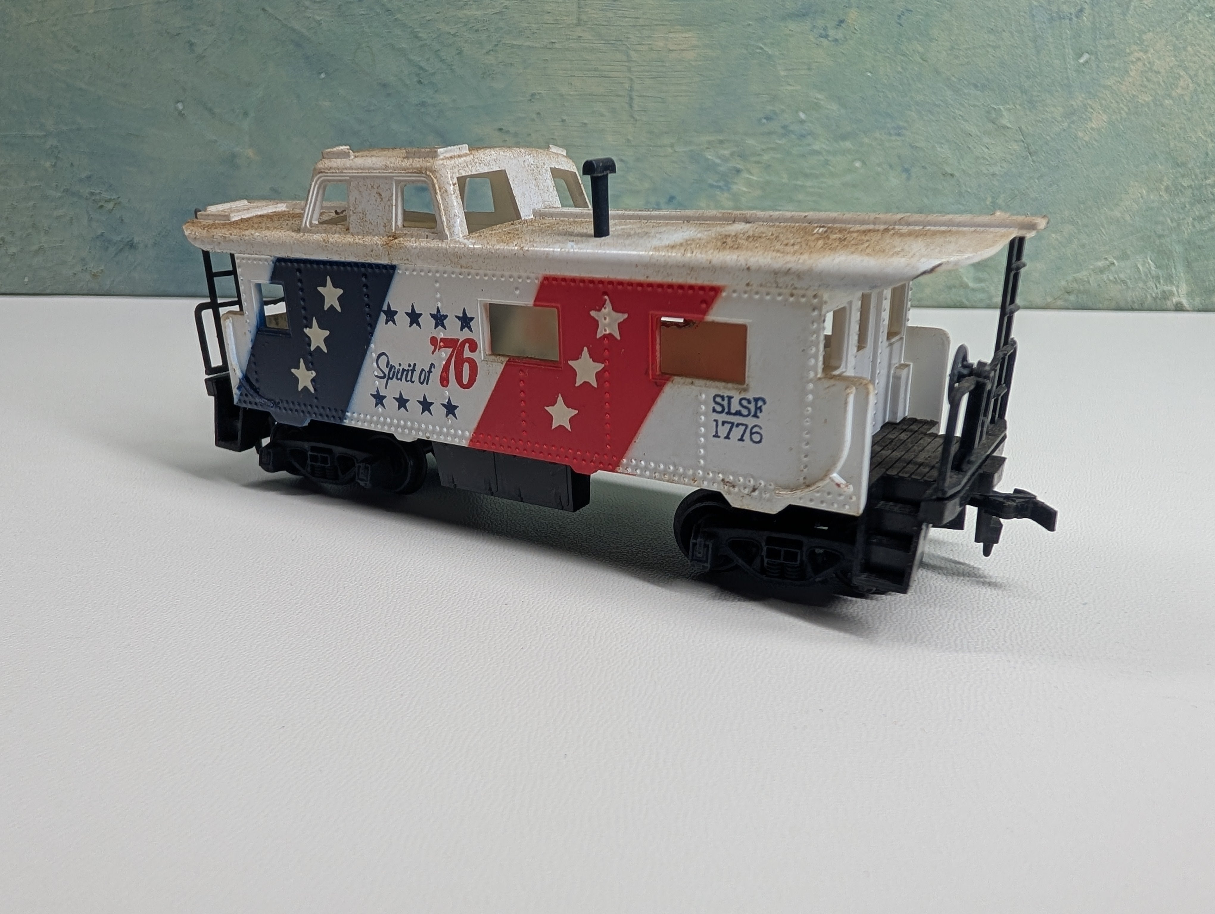 USED Tyco HO Scale Spirit of '76 Caboose SLSF #1776