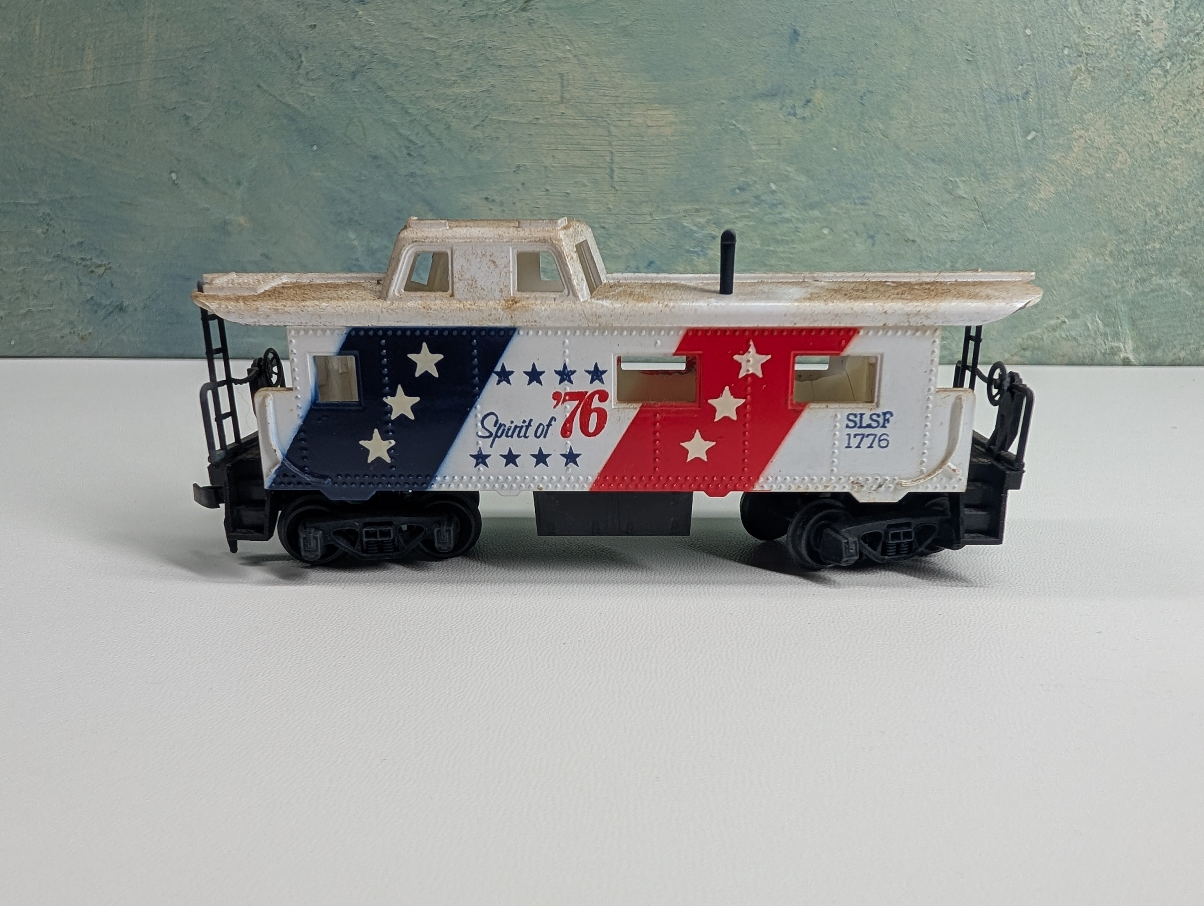 USED Tyco HO Scale Spirit of '76 Caboose SLSF #1776