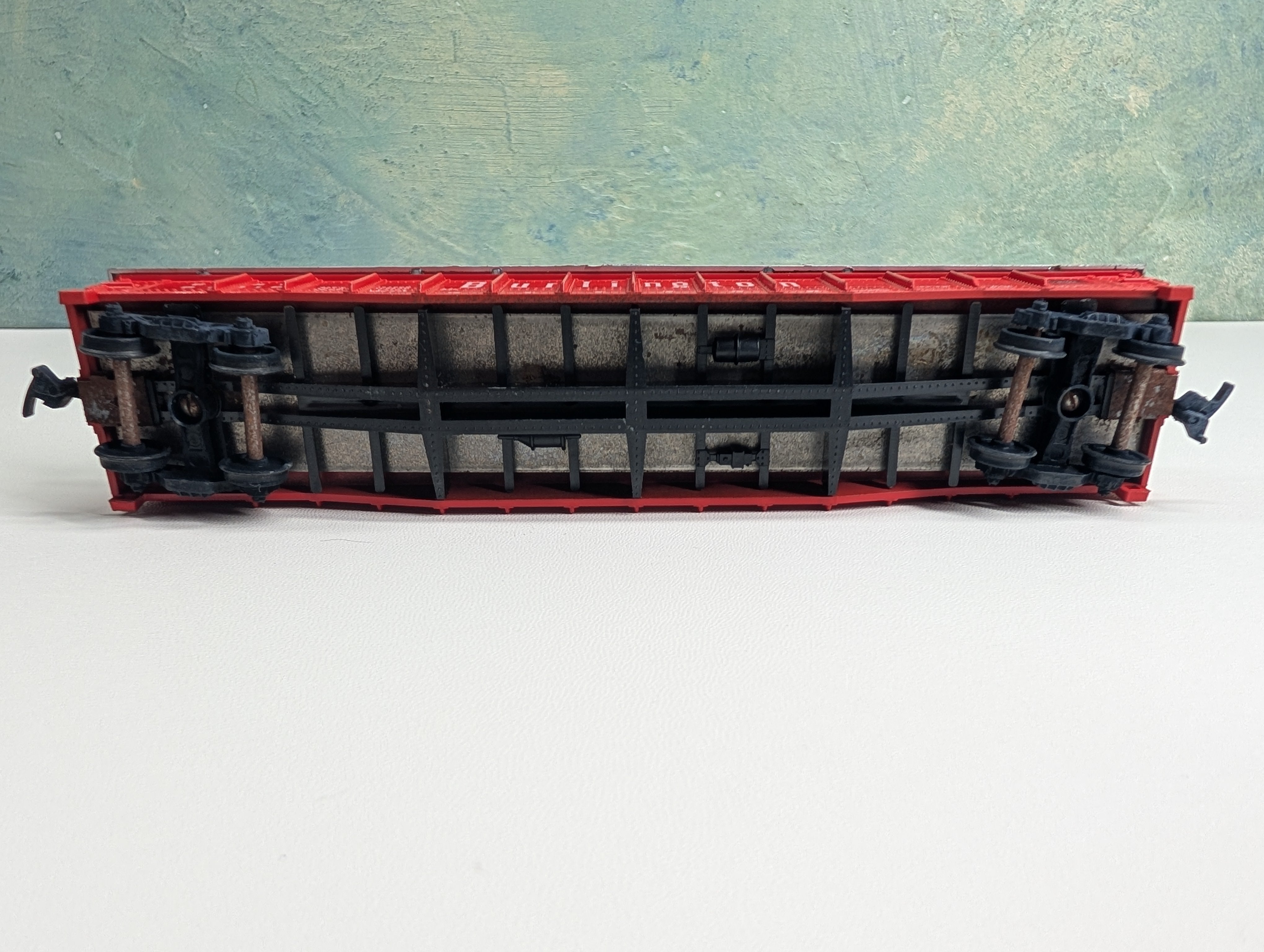 USED Athearn HO Scale Covered Gondola Burlington CB&Q #83116