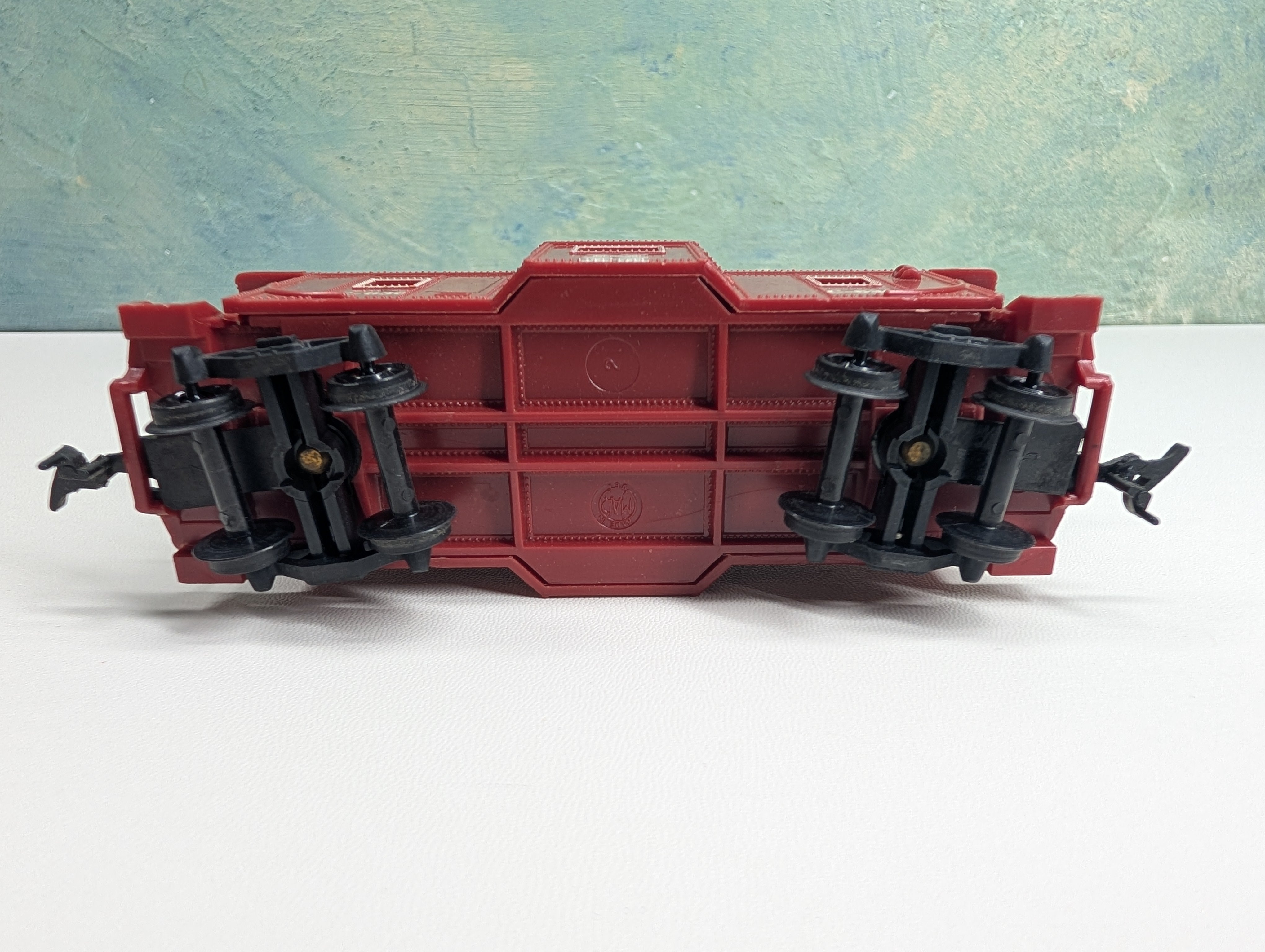 USED Marx HO Scale Bay Window Caboose New Haven NH #C-630