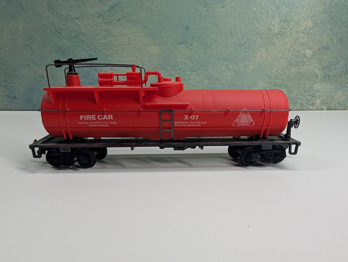 USED Cox HO Scale Fire Tank Car Big Pine Lumber Co #X-07