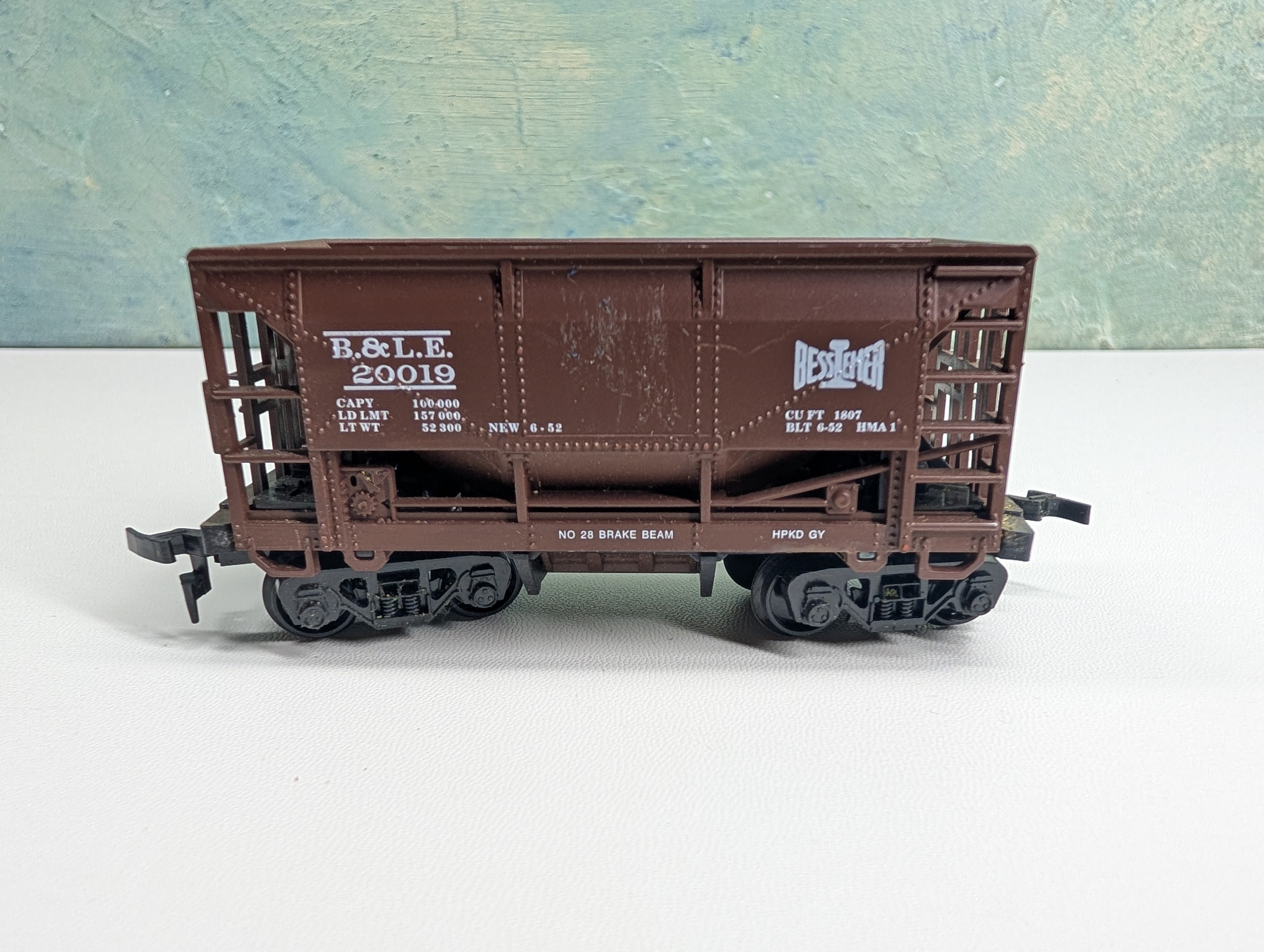USED HO Scale Ore Car Bessemer and Lake Erie B&LE #20019