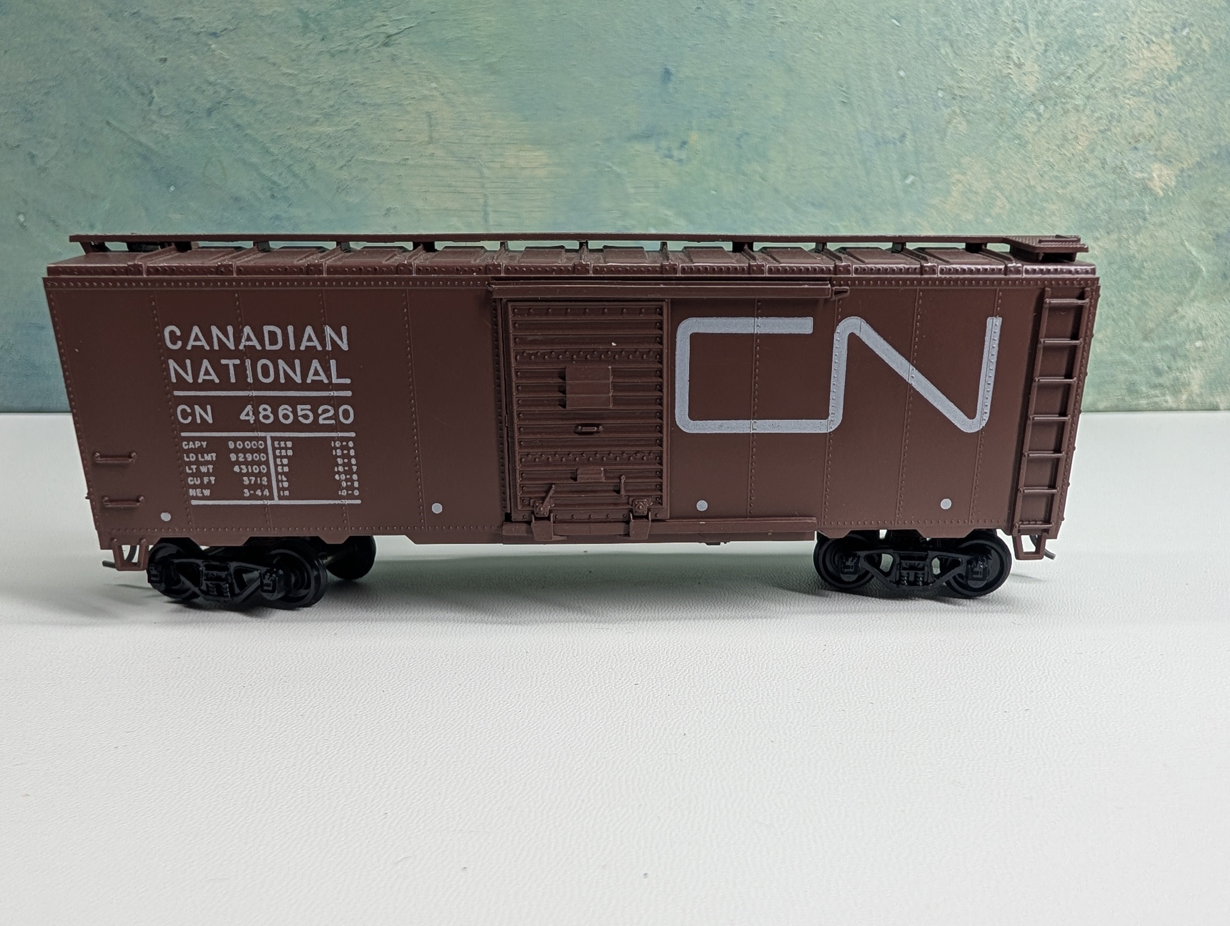 USED Athearn HO Scale 40' Box Car Canadian National CN #486520