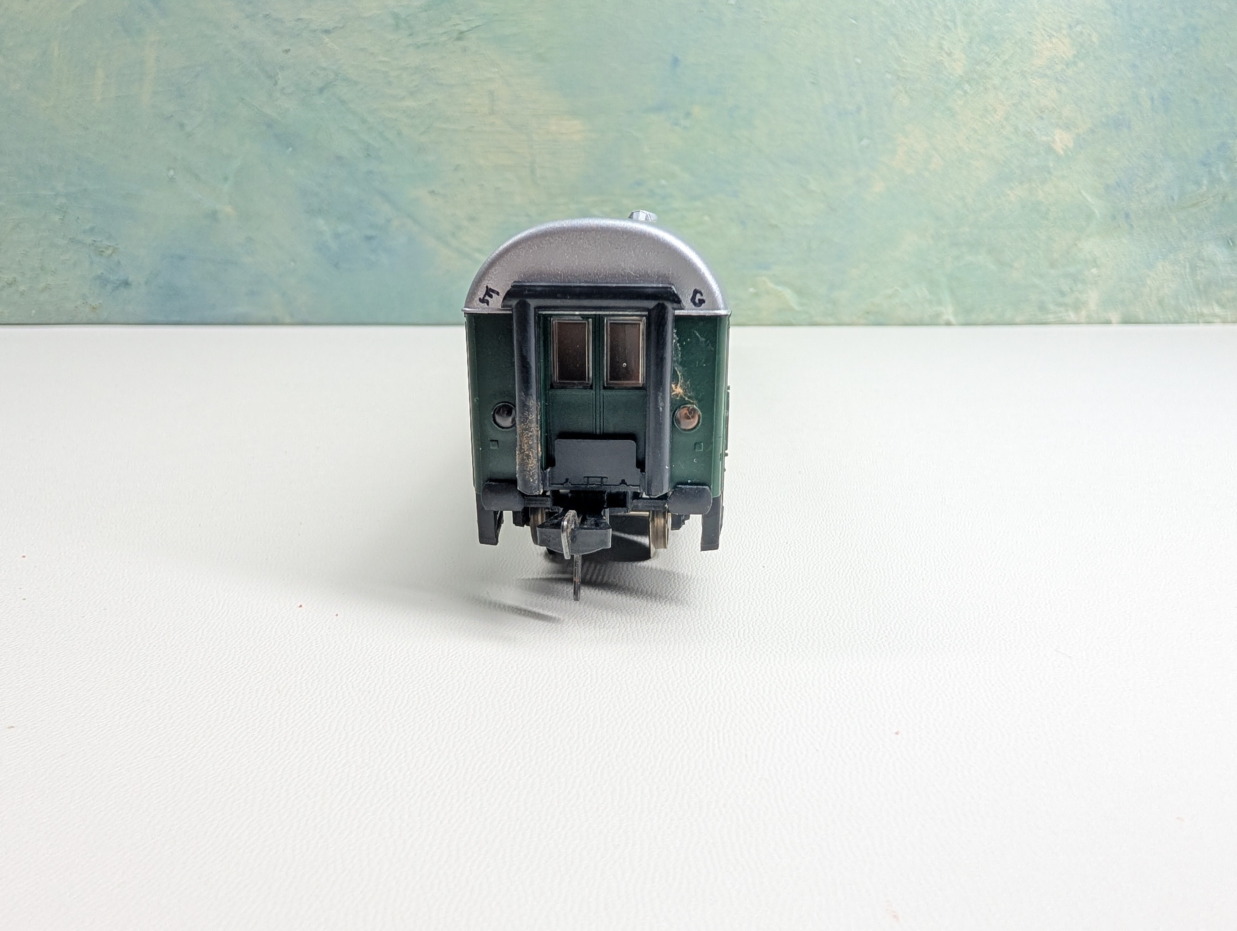 USED Fleischmann 5103 HO Scale Green Coach Passenger Car #DB 518022-70-217-0