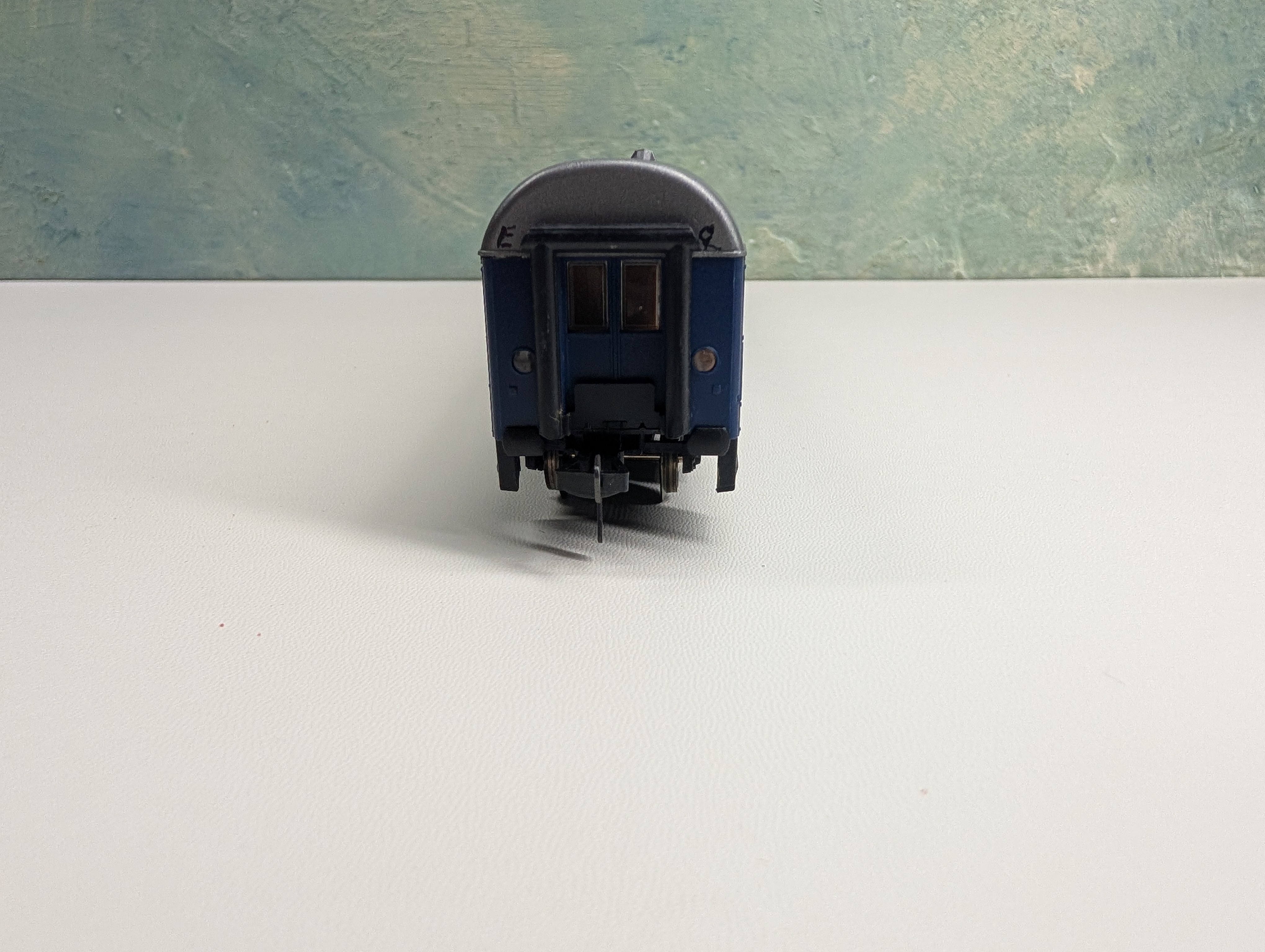 USED Fleischmann 5104 HO Scale Blue Coach Passenger Car #DB 518010-80-222-2