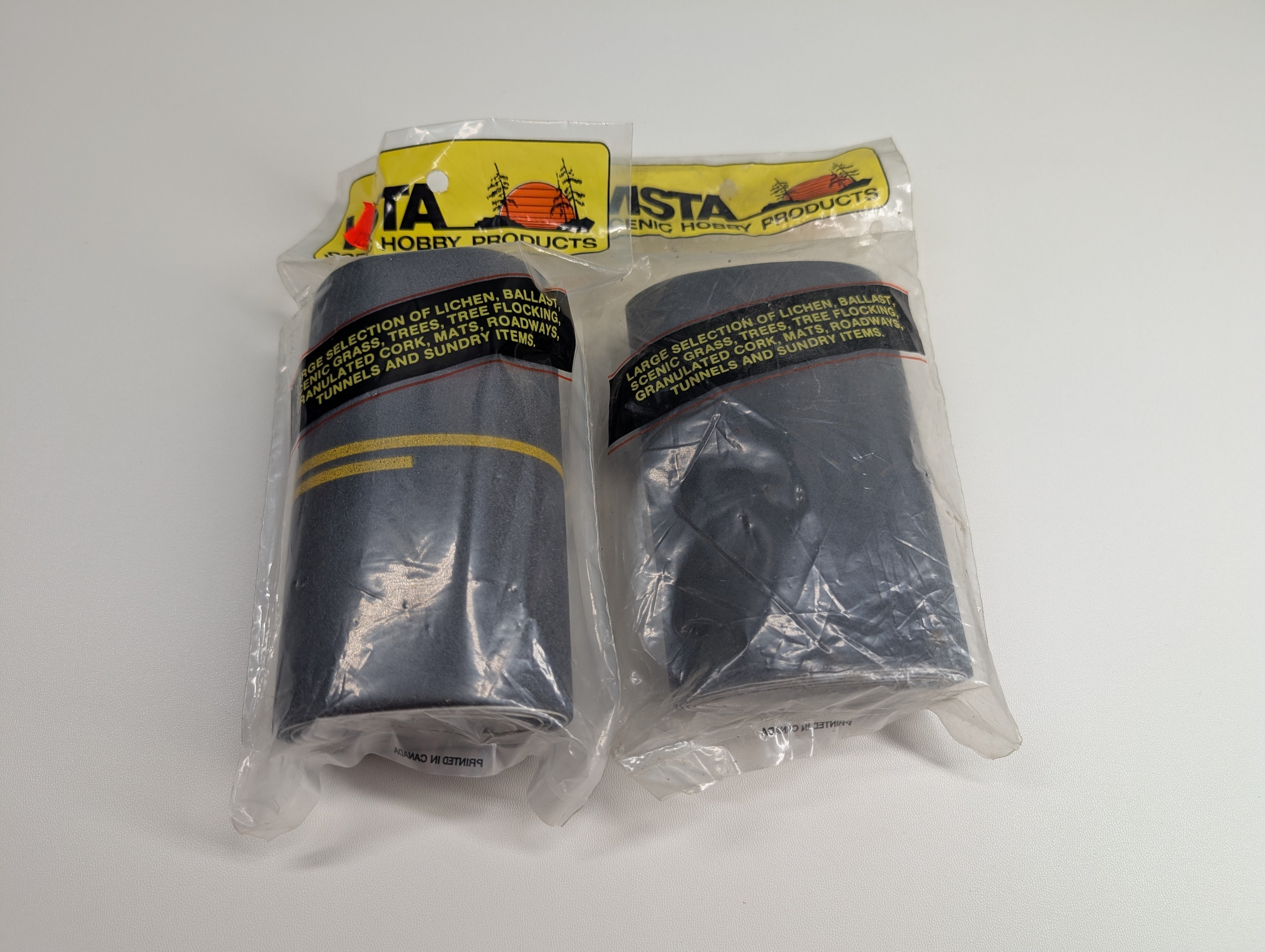 Vista Scenic Hobby Products Multi Scale 2 Packs of Black Roadway, Larger Roll (2 pcs)