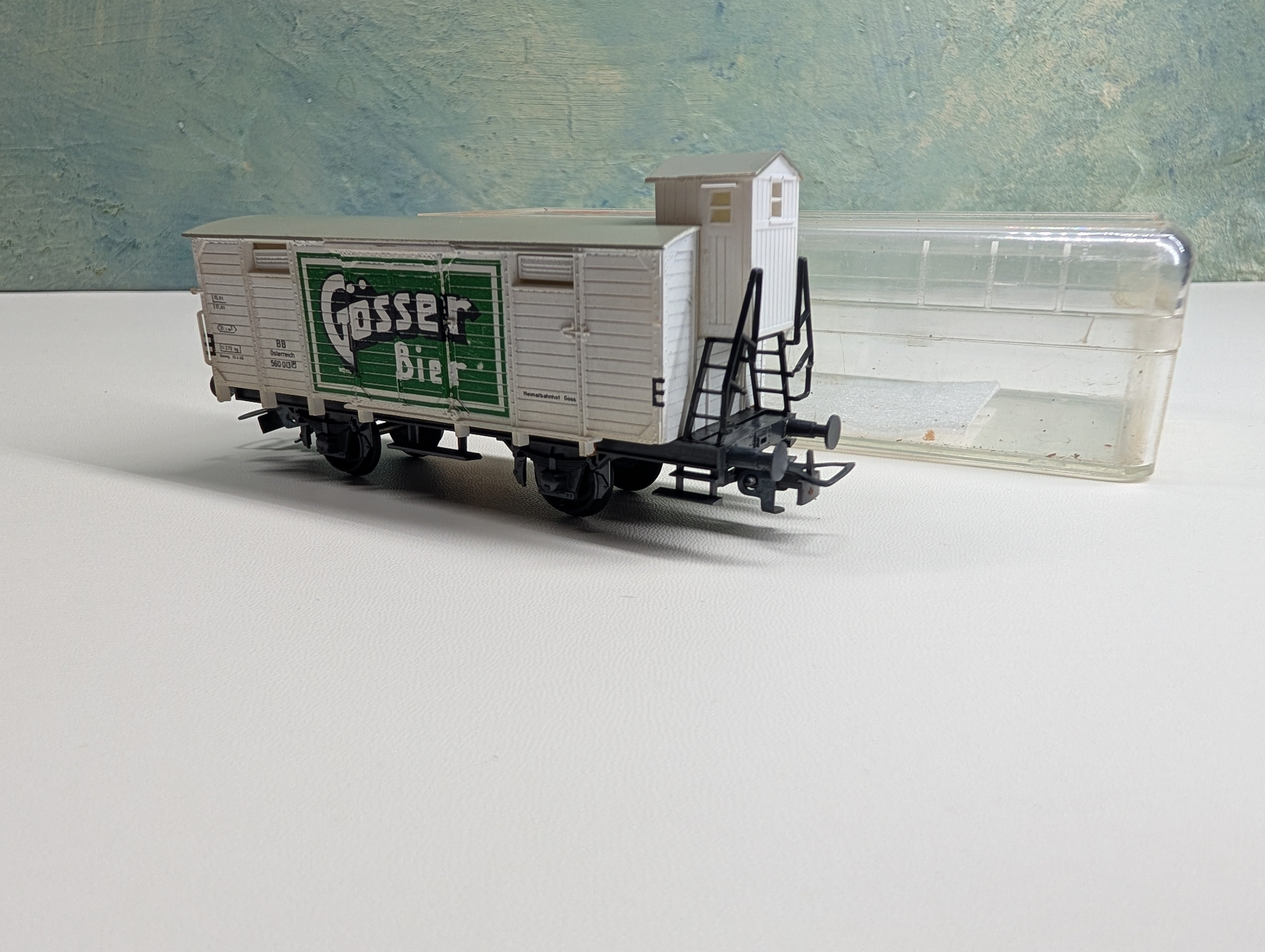USED Liliput HO Scale Beer Wagon, Beer Car Gosser Bier #560013P