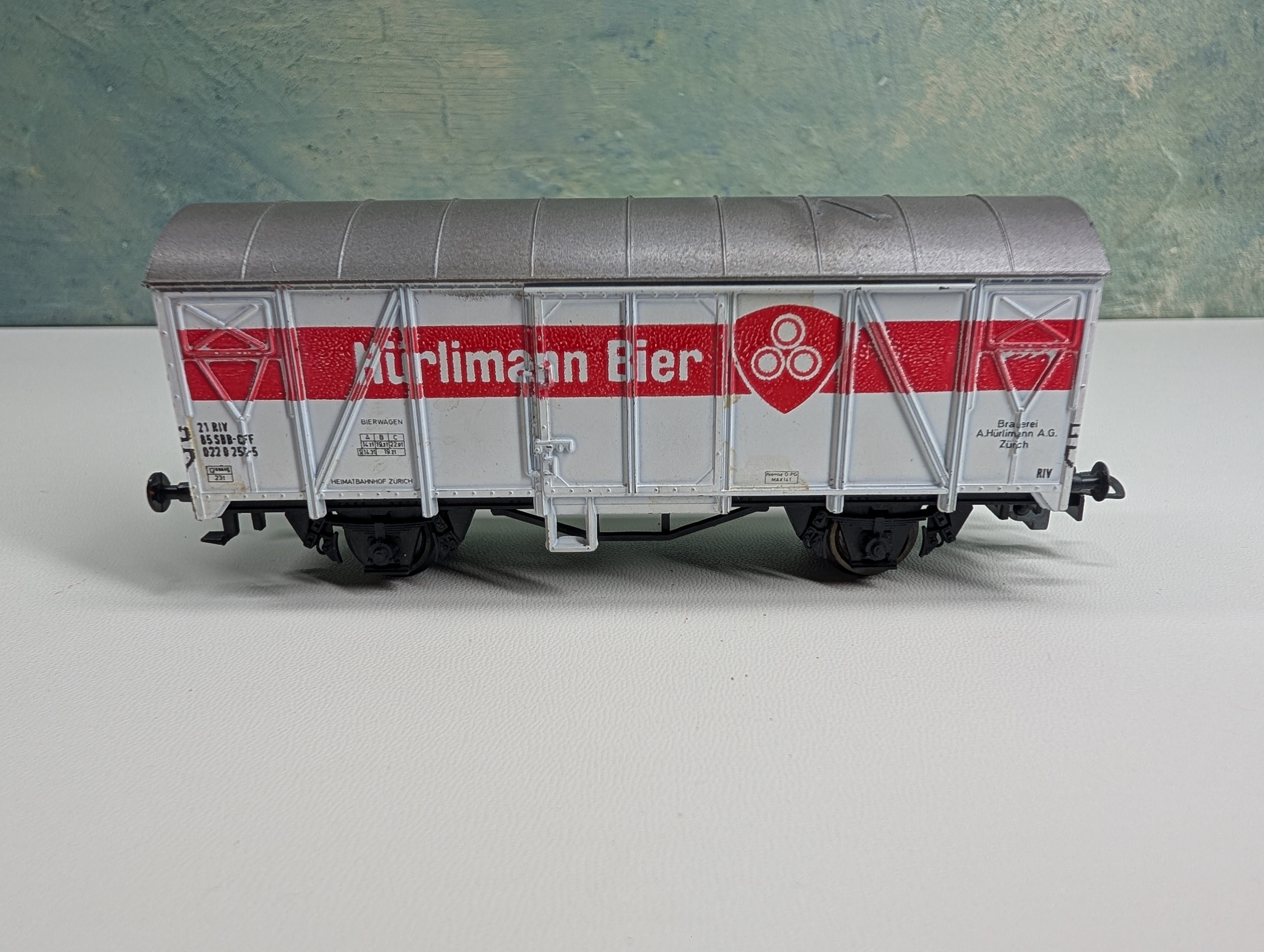 USED Liliput HO Scale Beer Wagon, Beer Car Hurlimann Bier