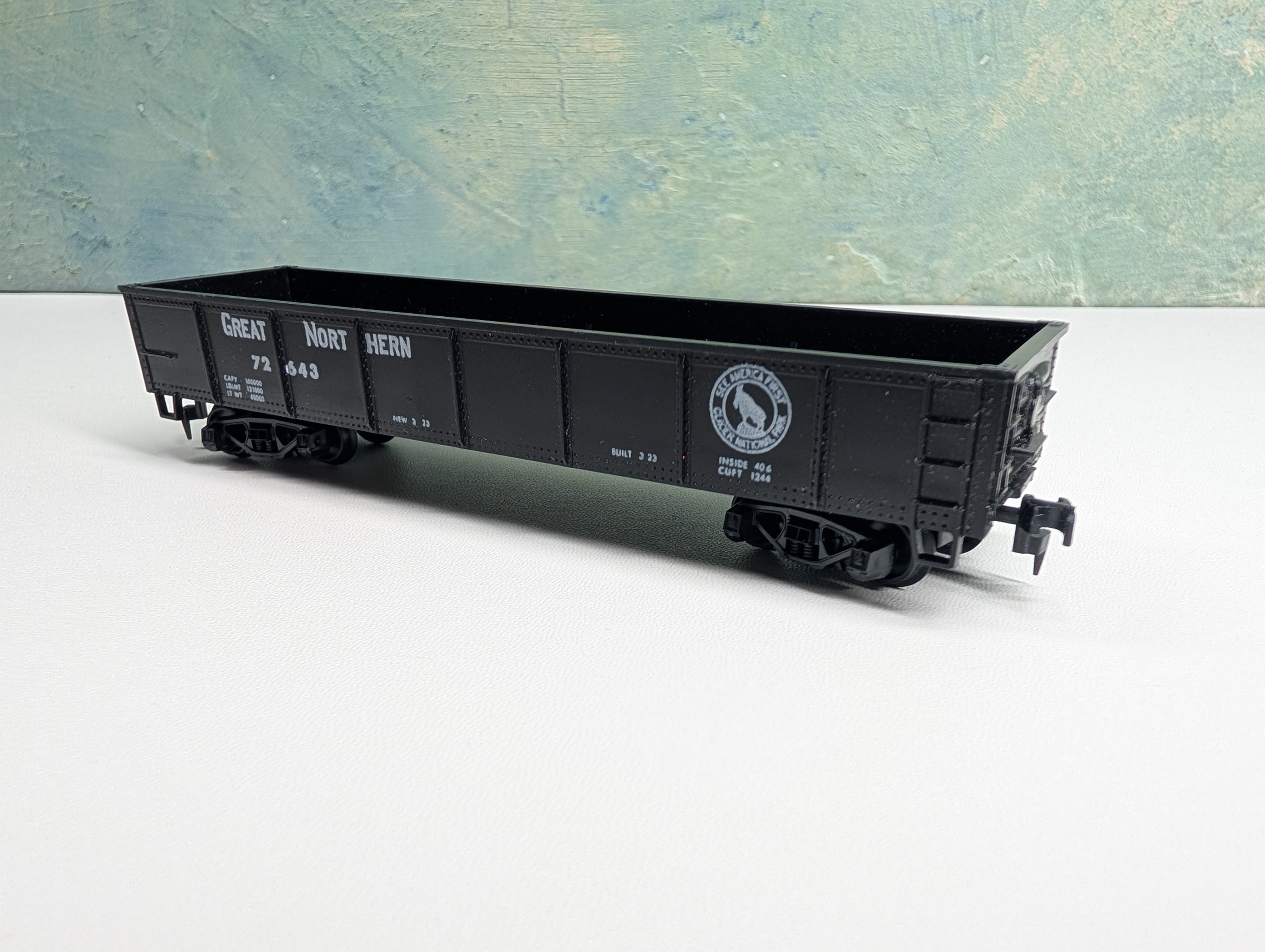 USED Roco HO Scale Gondola Great Northern #72643