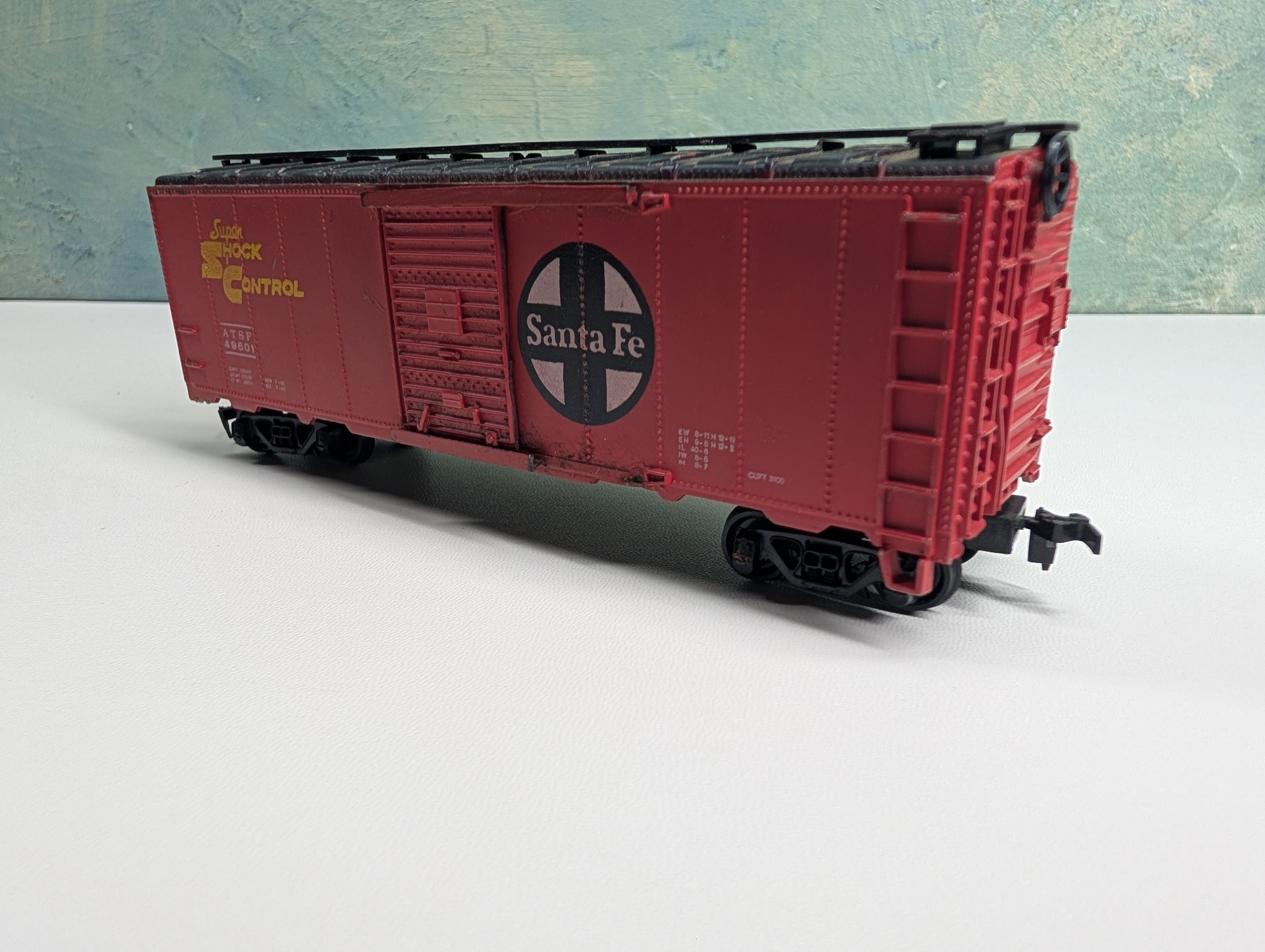 USED Bachmann HO Scale 40' Box Car Santa Fe ATSF #49601