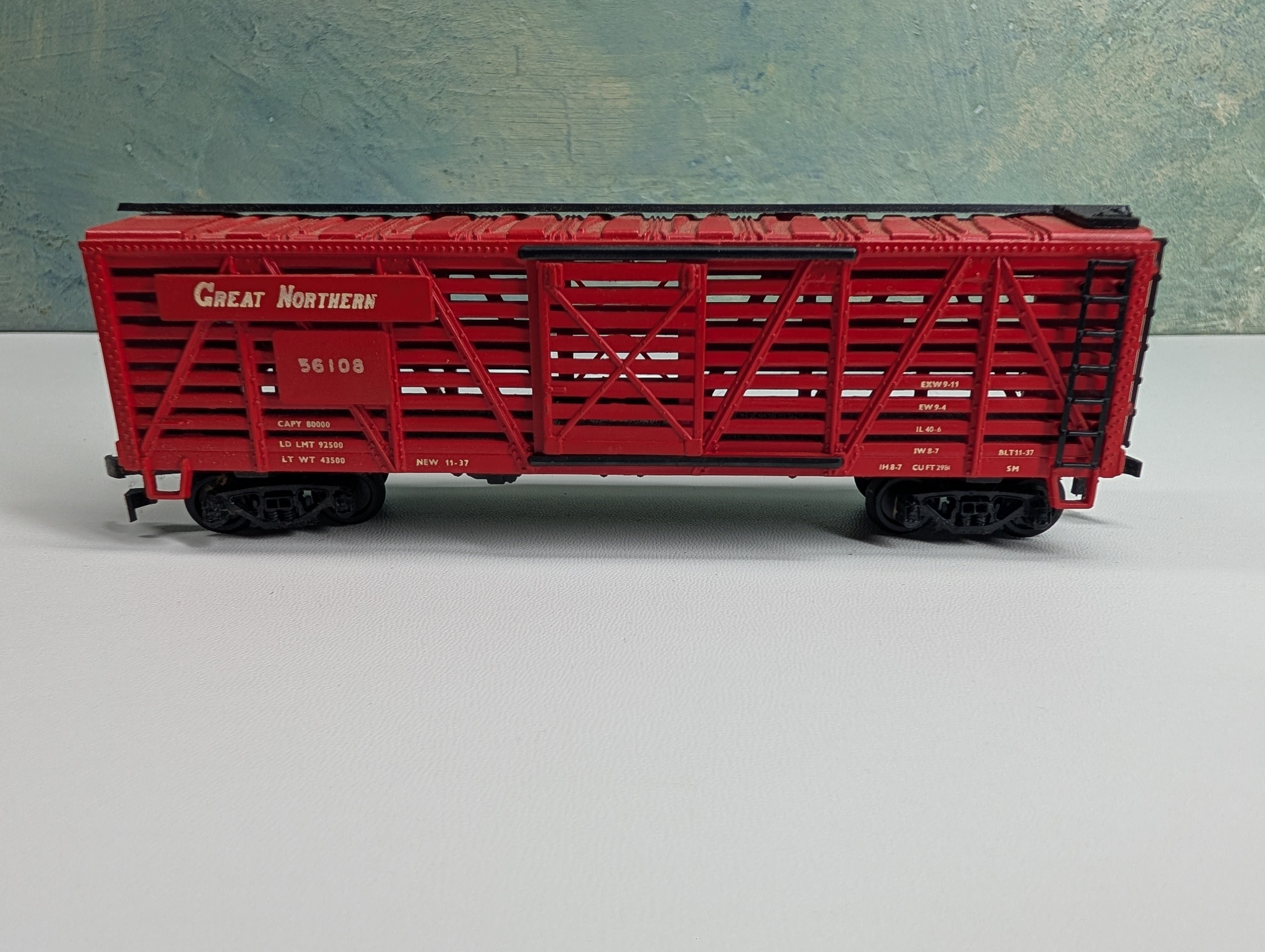 USED HO Scale Cattle Stock Car Great Northern GN #56108