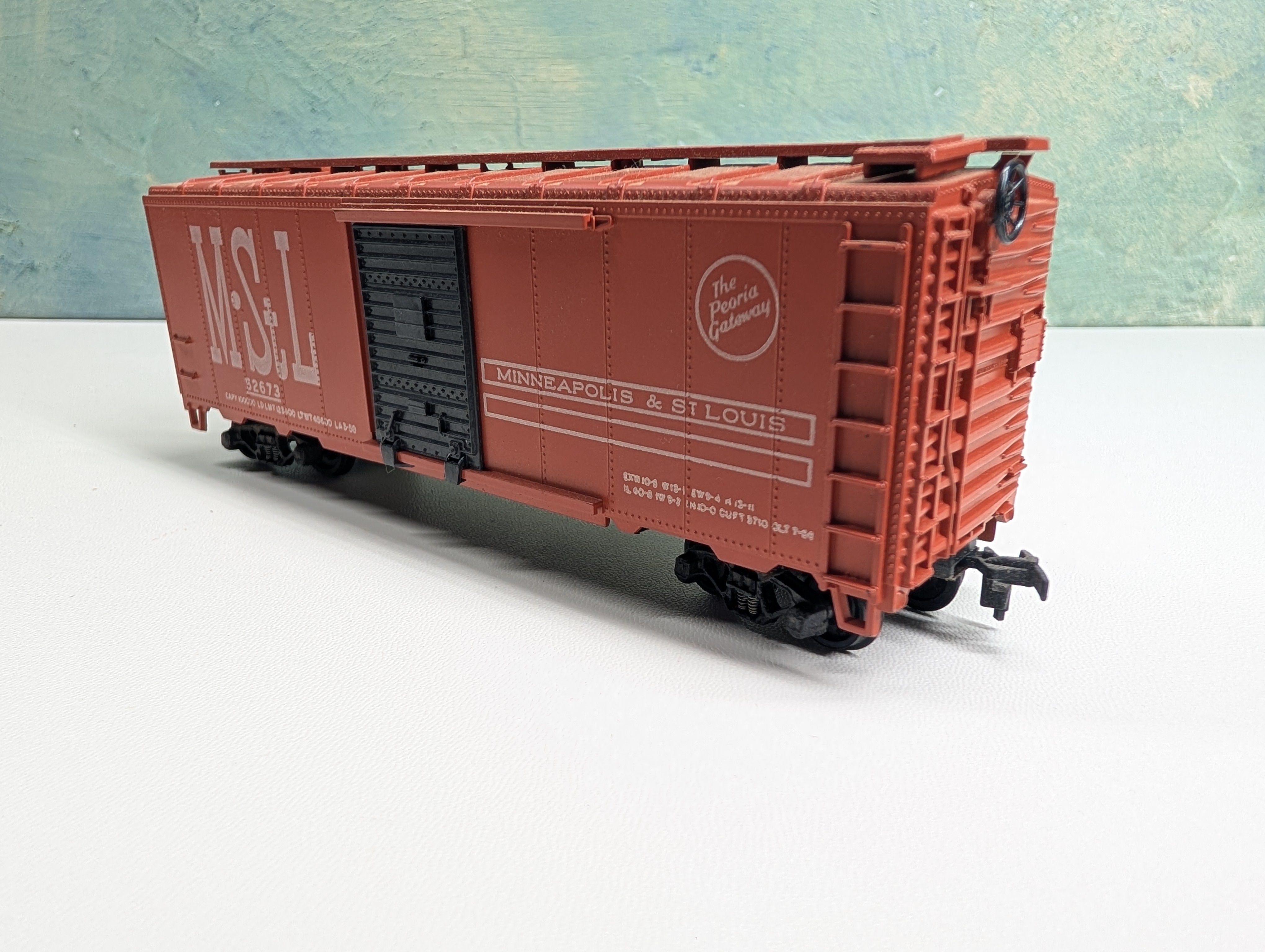 USED Athearn HO Scale 40' Box Car MStL #52673