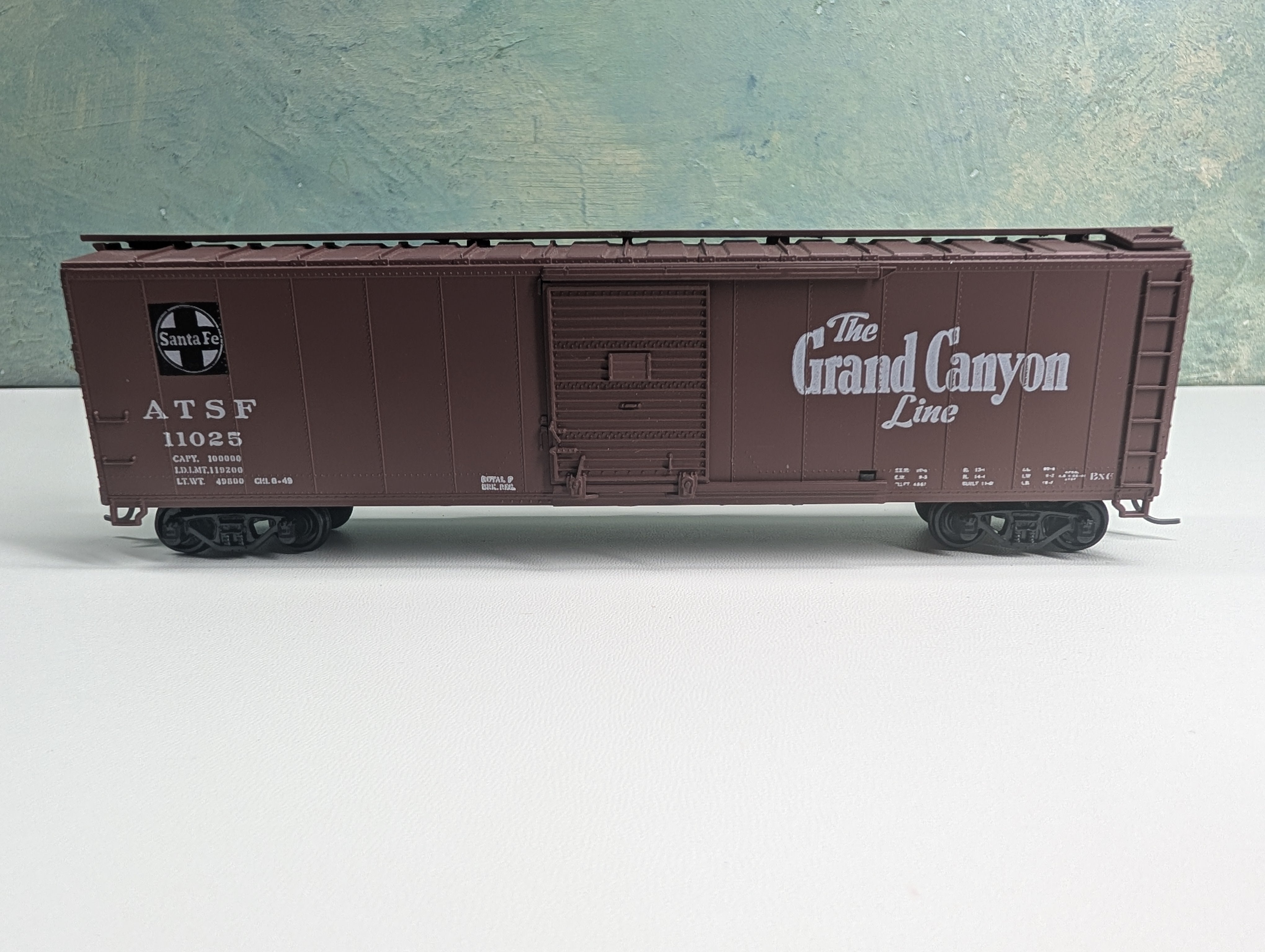 USED Athearn HO Scale 50' Box Car Santa Fe ATSF #11025
