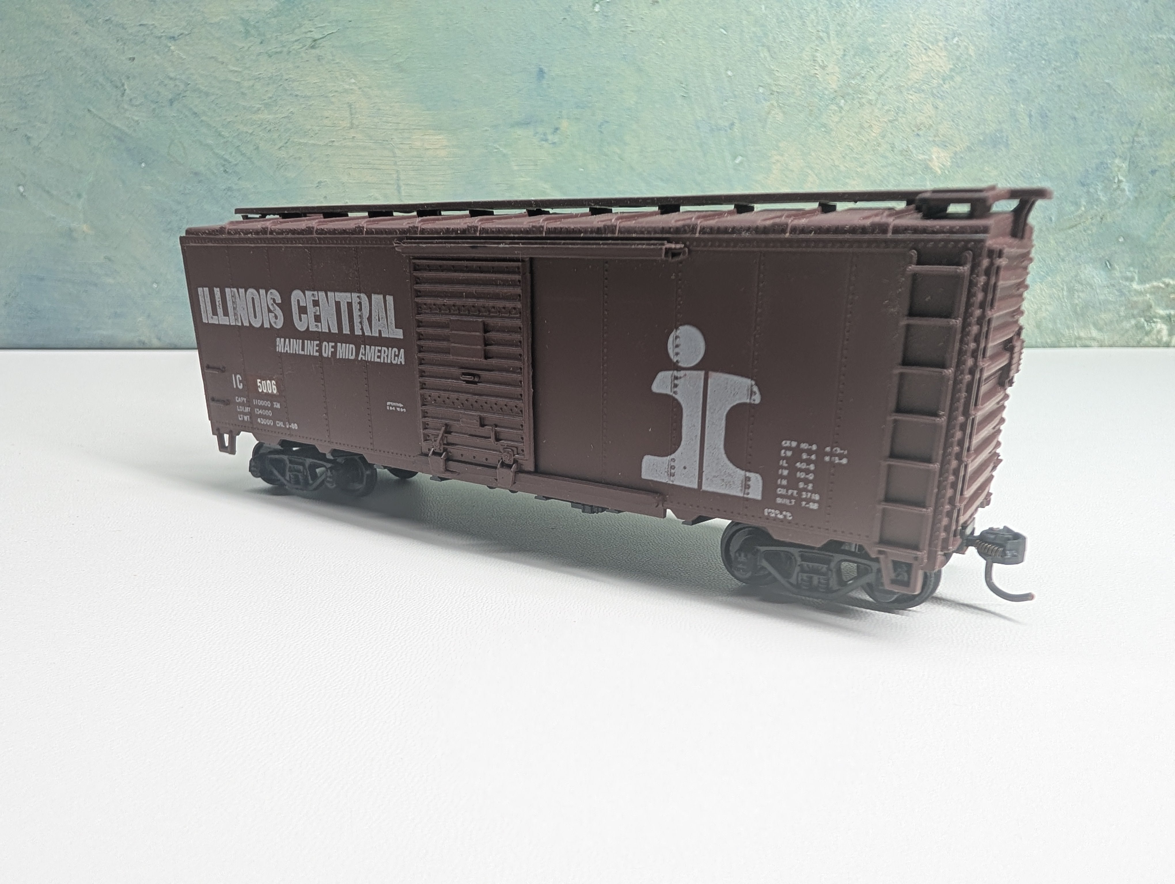 USED Athearn HO Scale 40' Box Car Illinois Central IC #5006