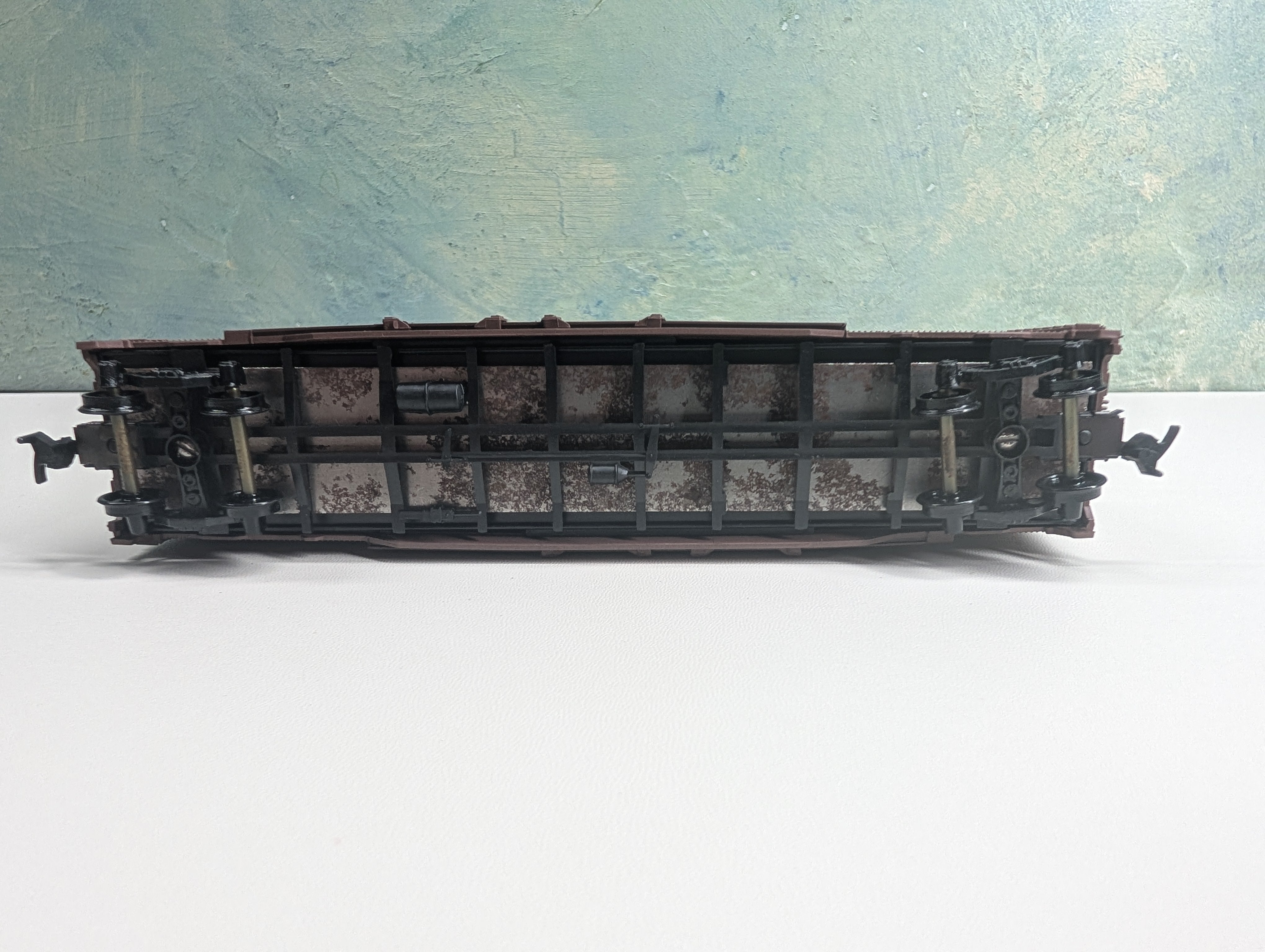 USED Athearn HO Scale 50' Box Car St Louis Southwestern SSW #46237 Blue Streak Cotton Belt Route