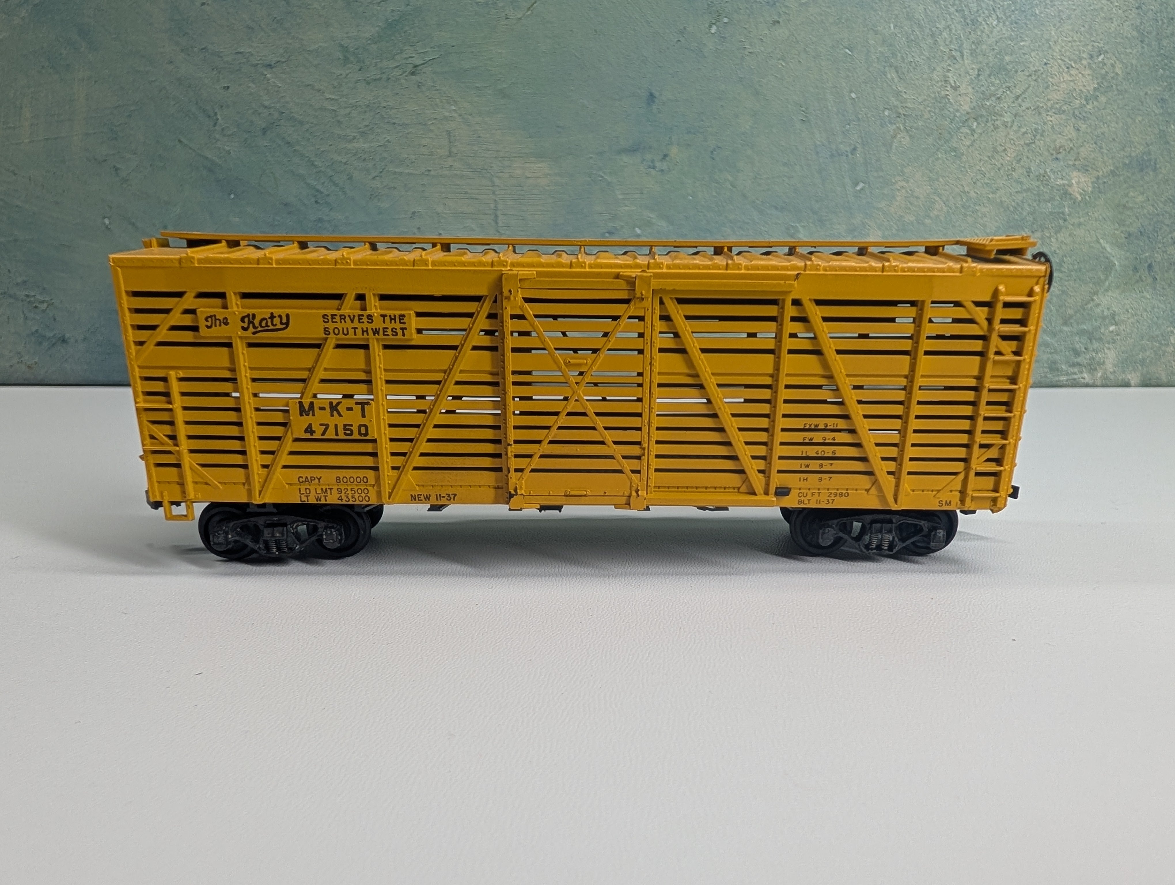 USED Athearn HO Scale Cattle Stock Car MKT #47150