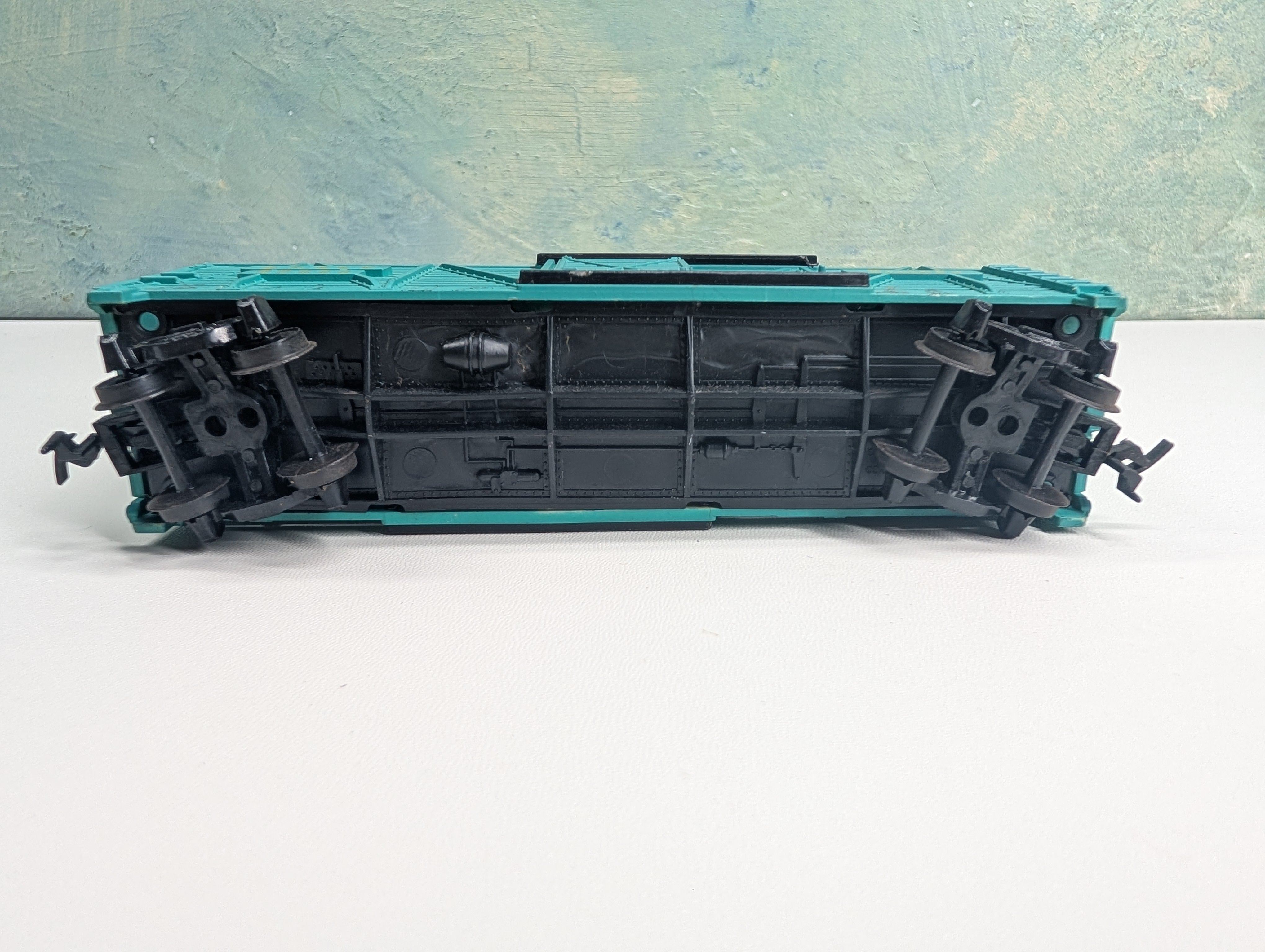 USED Tyco HO Scale Cattle Stock Car Santa Fe ATSF #80680