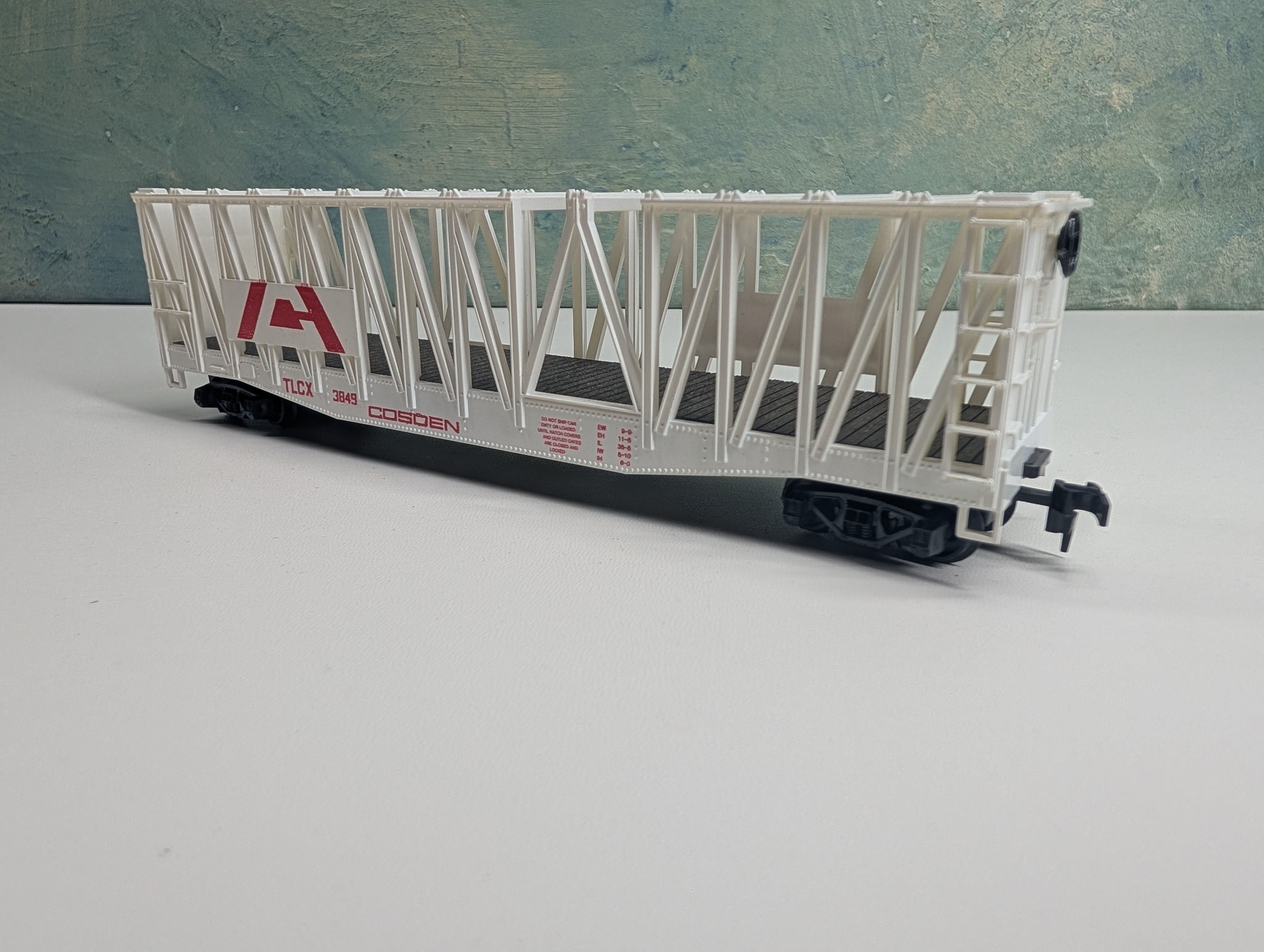 USED Roco HO Scale Container Carrier Car Cosden TLCX #3849