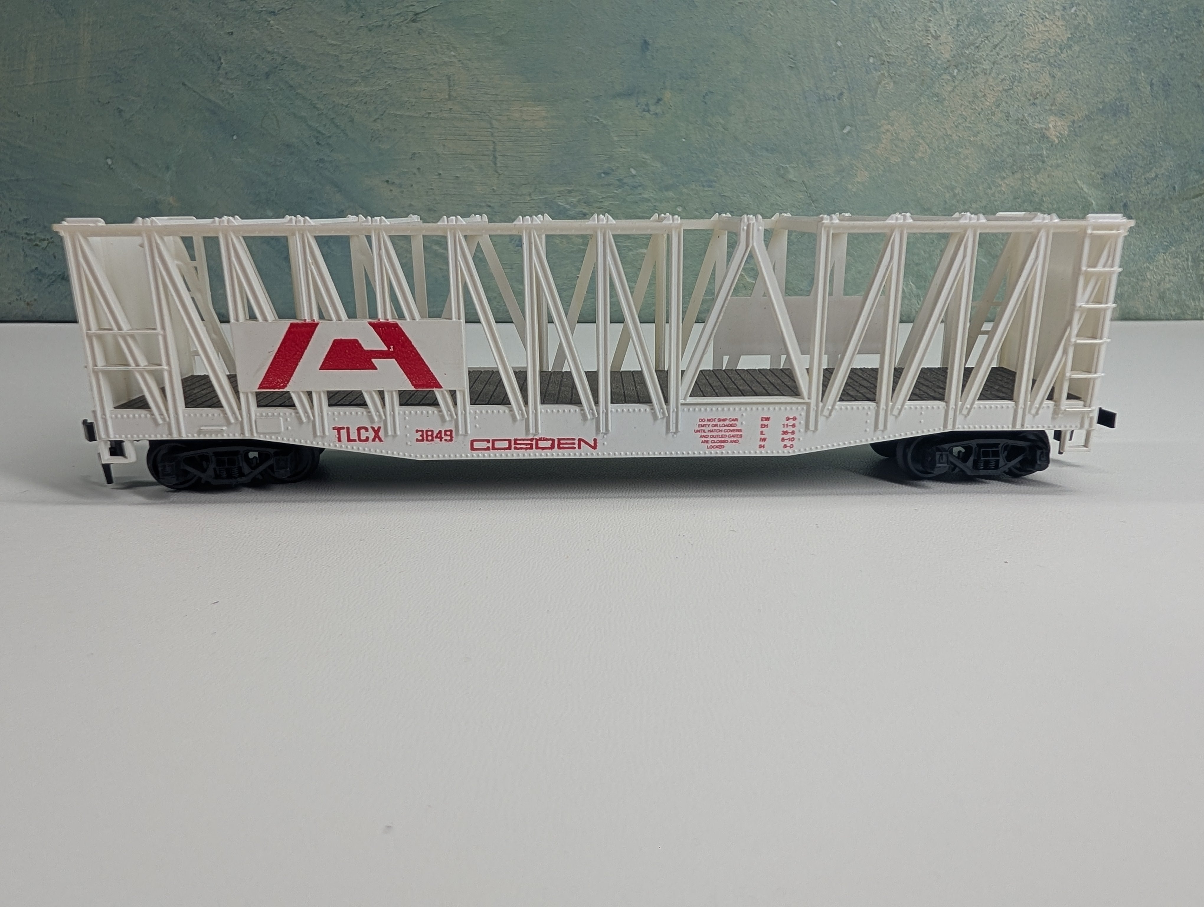 USED Roco HO Scale Container Carrier Car Cosden TLCX #3849