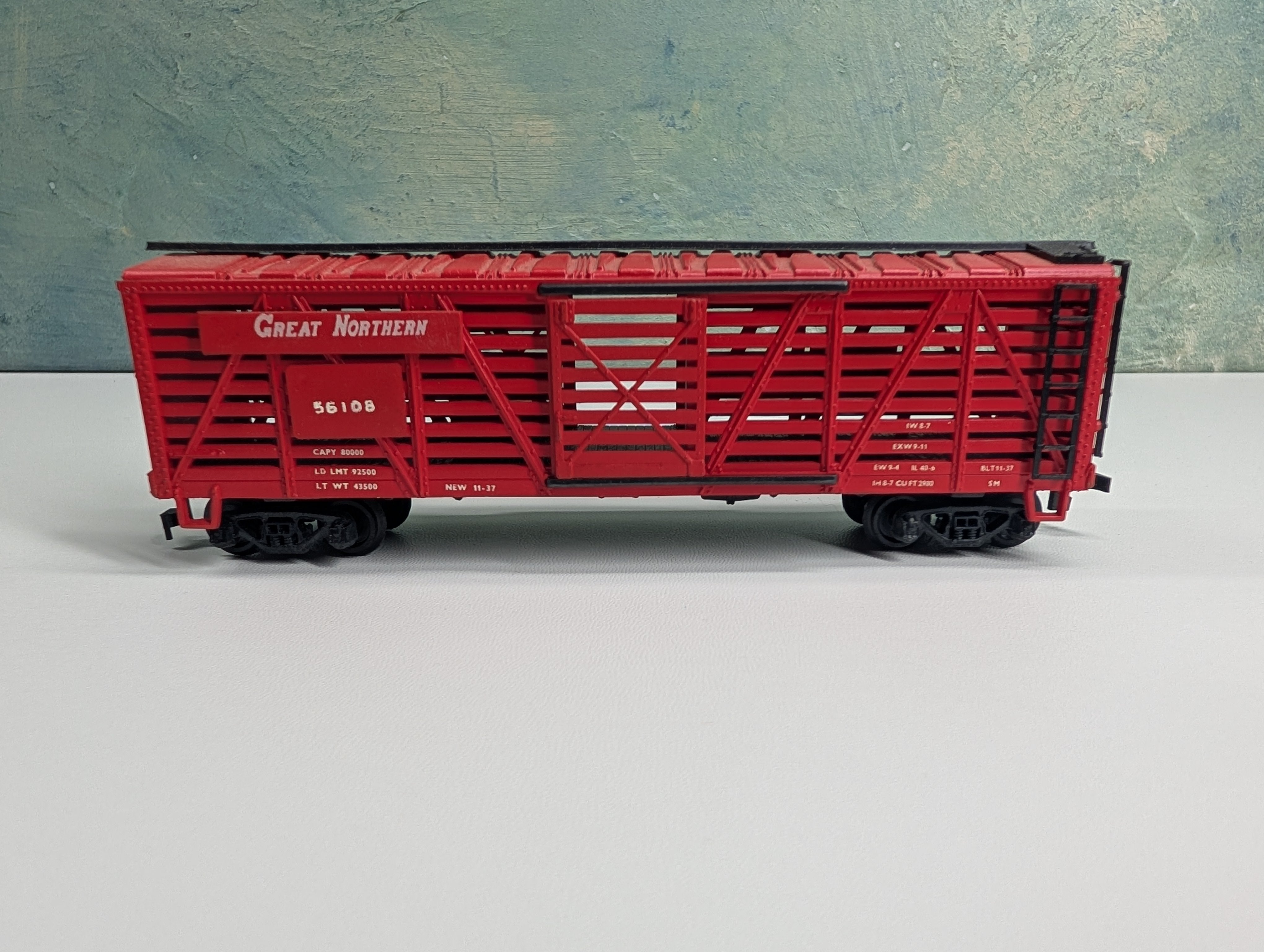 USED HO Scale Cattle Stock Car Great Northern GN #56108