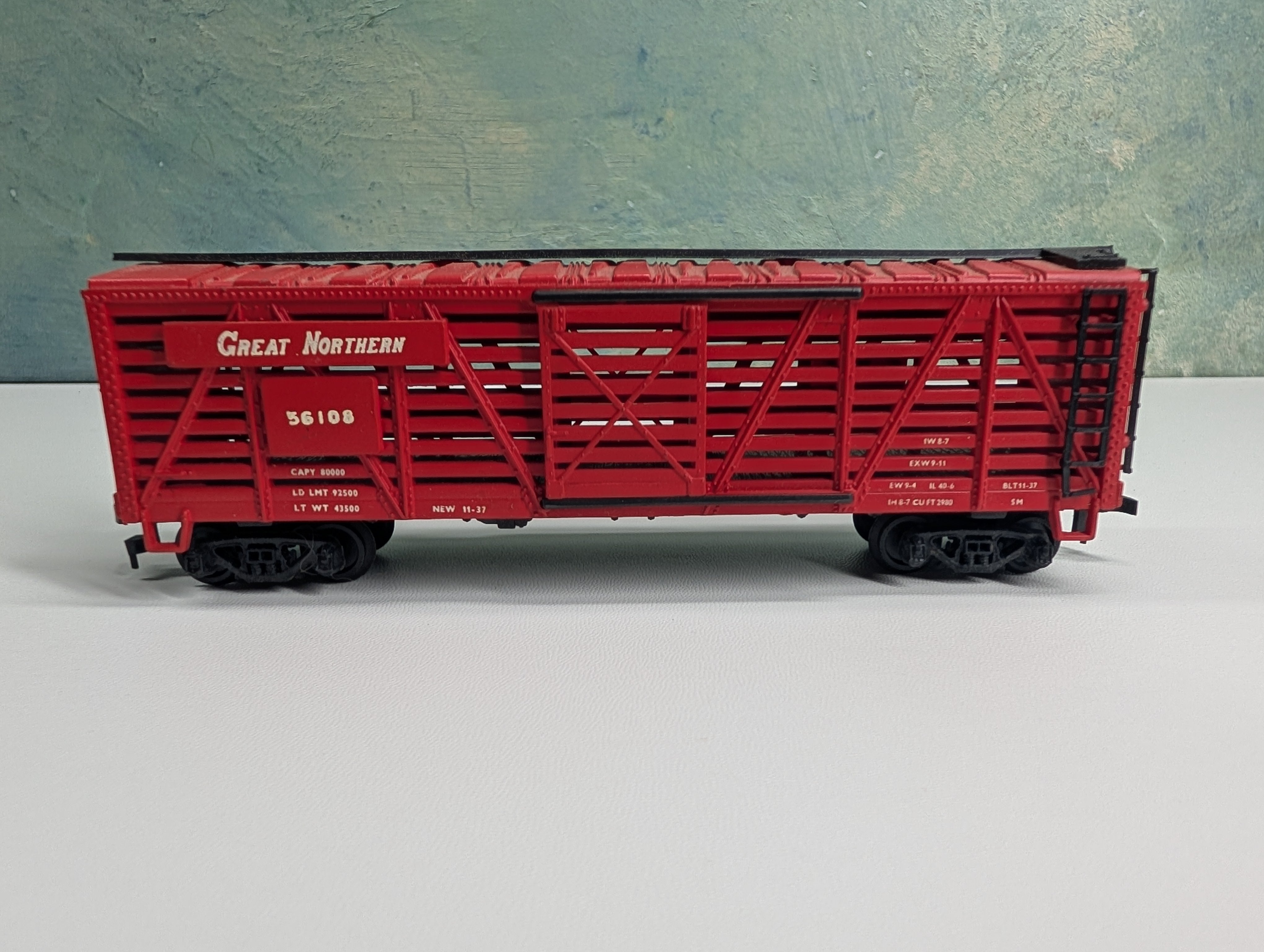 USED HO Scale Cattle Stock Car Great Northern GN #56108